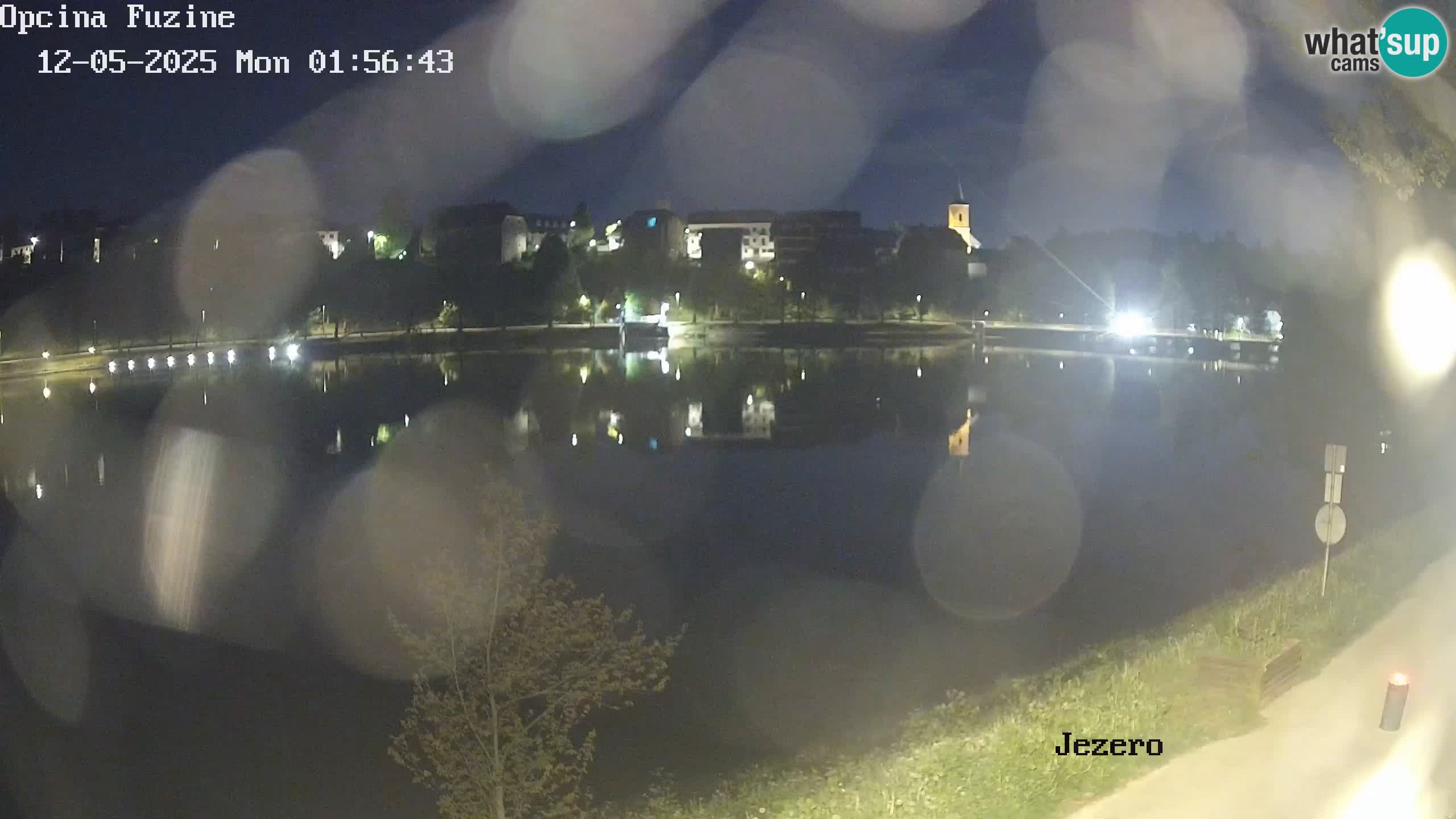 LIVE lago Bajer webcam Bajersko Jezero Fužine