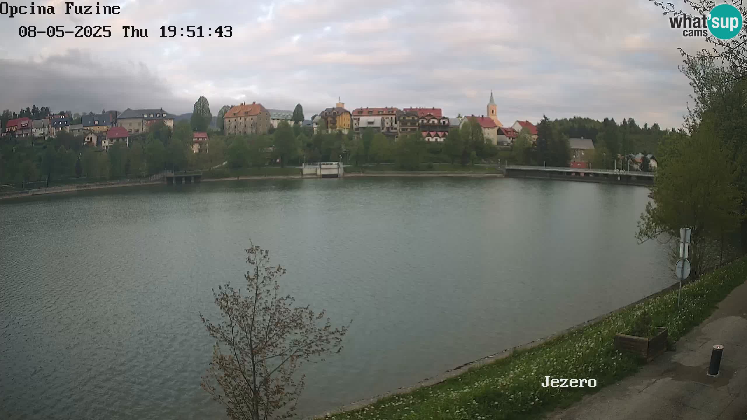 LIVE Lake Bajer livecam Bajersko Jezero Fužine