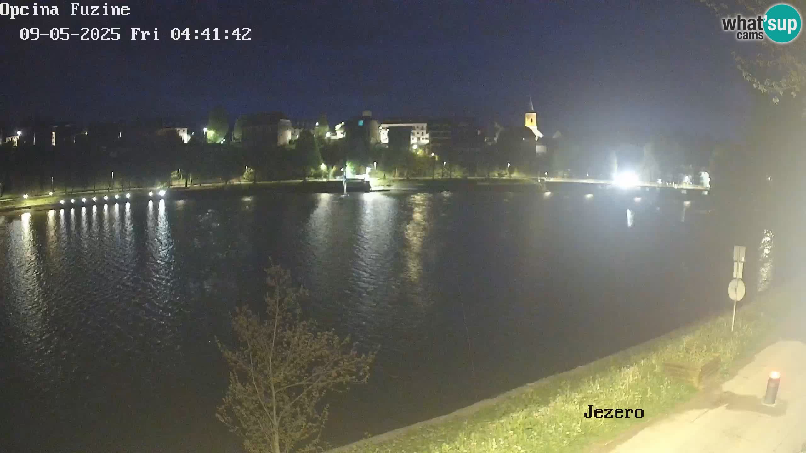 LIVE Lake Bajer livecam Bajersko Jezero Fužine