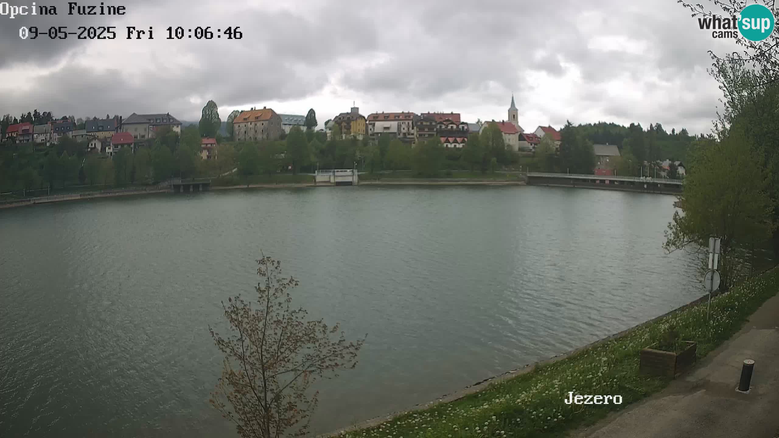 LIVE lago Bajer webcam Bajersko Jezero Fužine