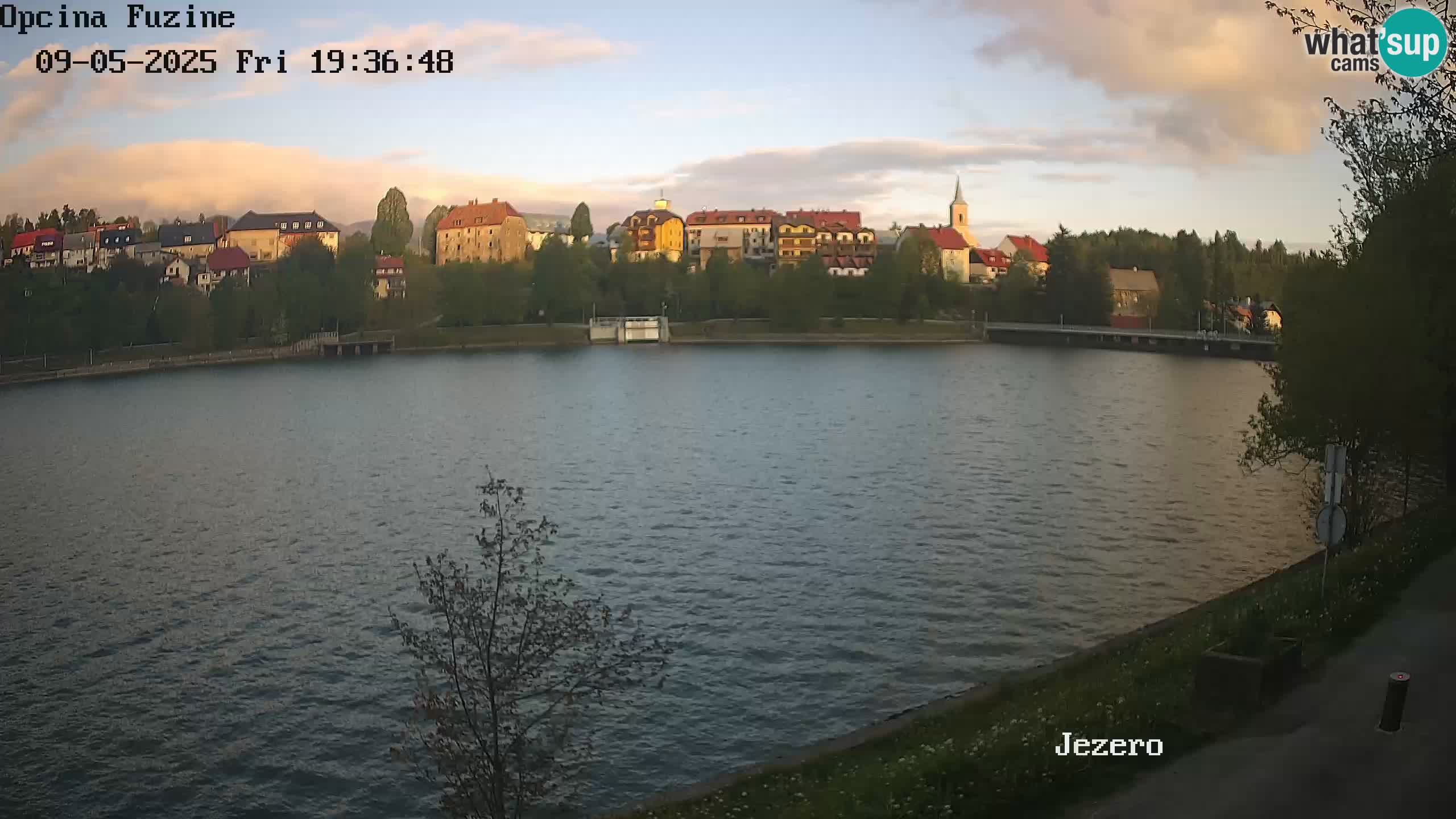 Kamera v živo Bajersko Jezero Fužine