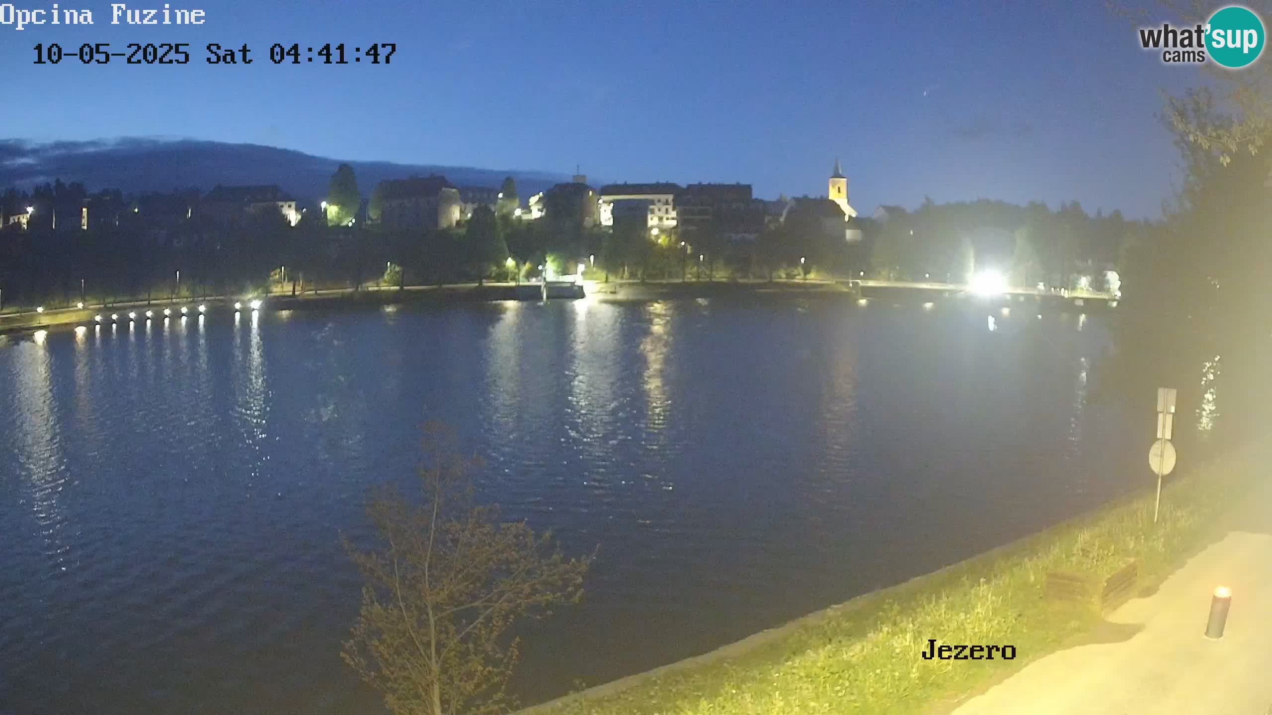 Bajersko Jezero web kamera Fužine