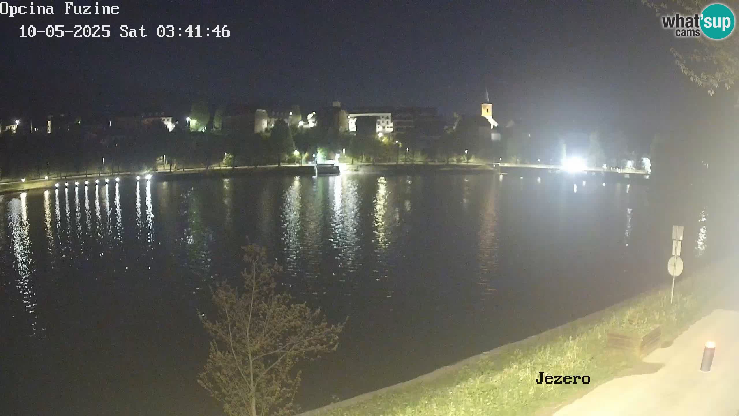 LIVE lago Bajer webcam Bajersko Jezero Fužine