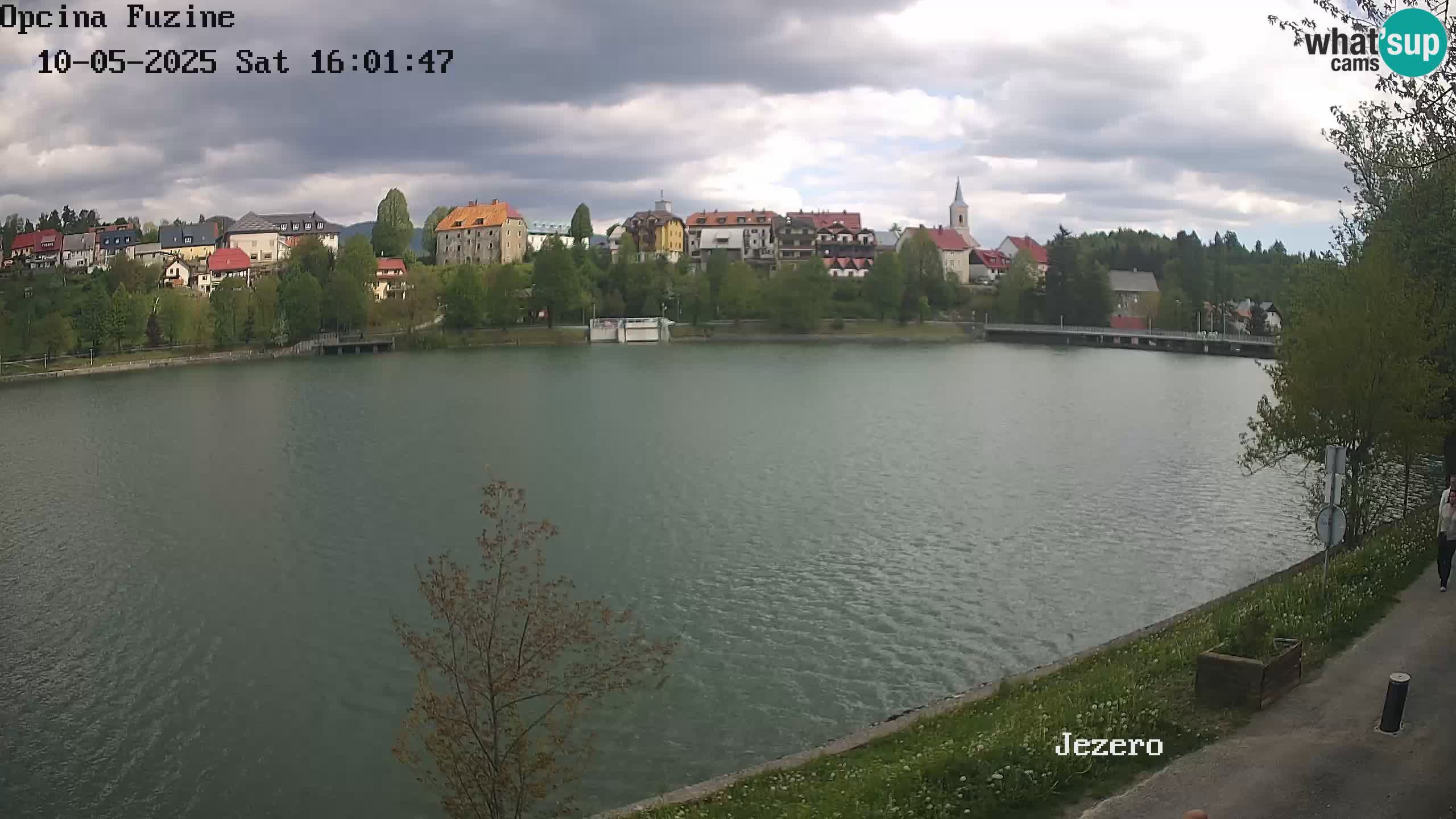 LIVE lago Bajer webcam Bajersko Jezero Fužine