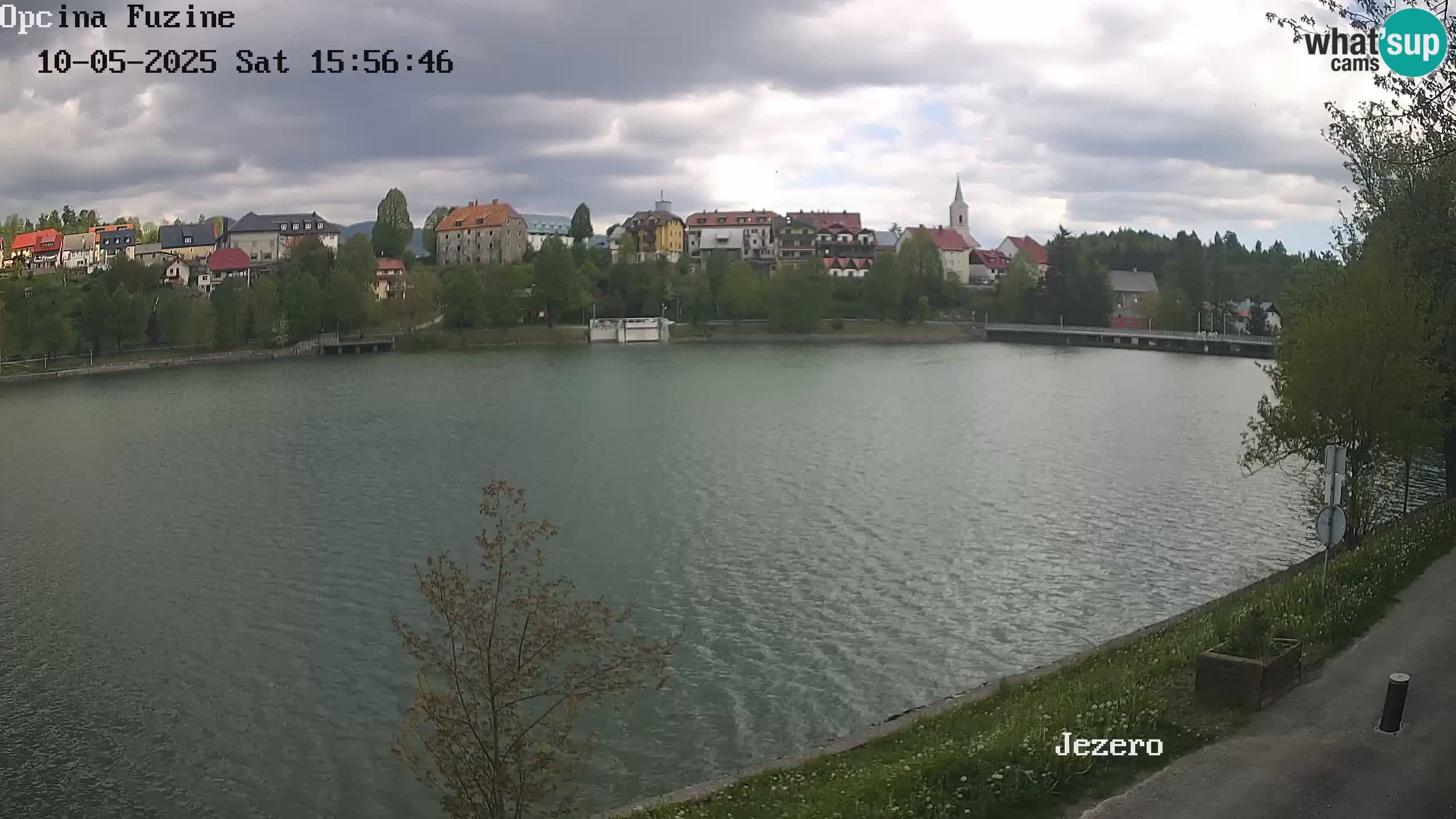 LIVE lago Bajer webcam Bajersko Jezero Fužine