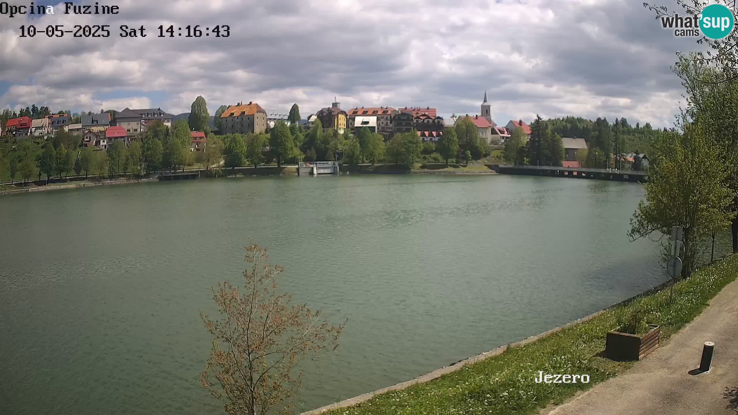 Bajersko Jezero web kamera Fužine