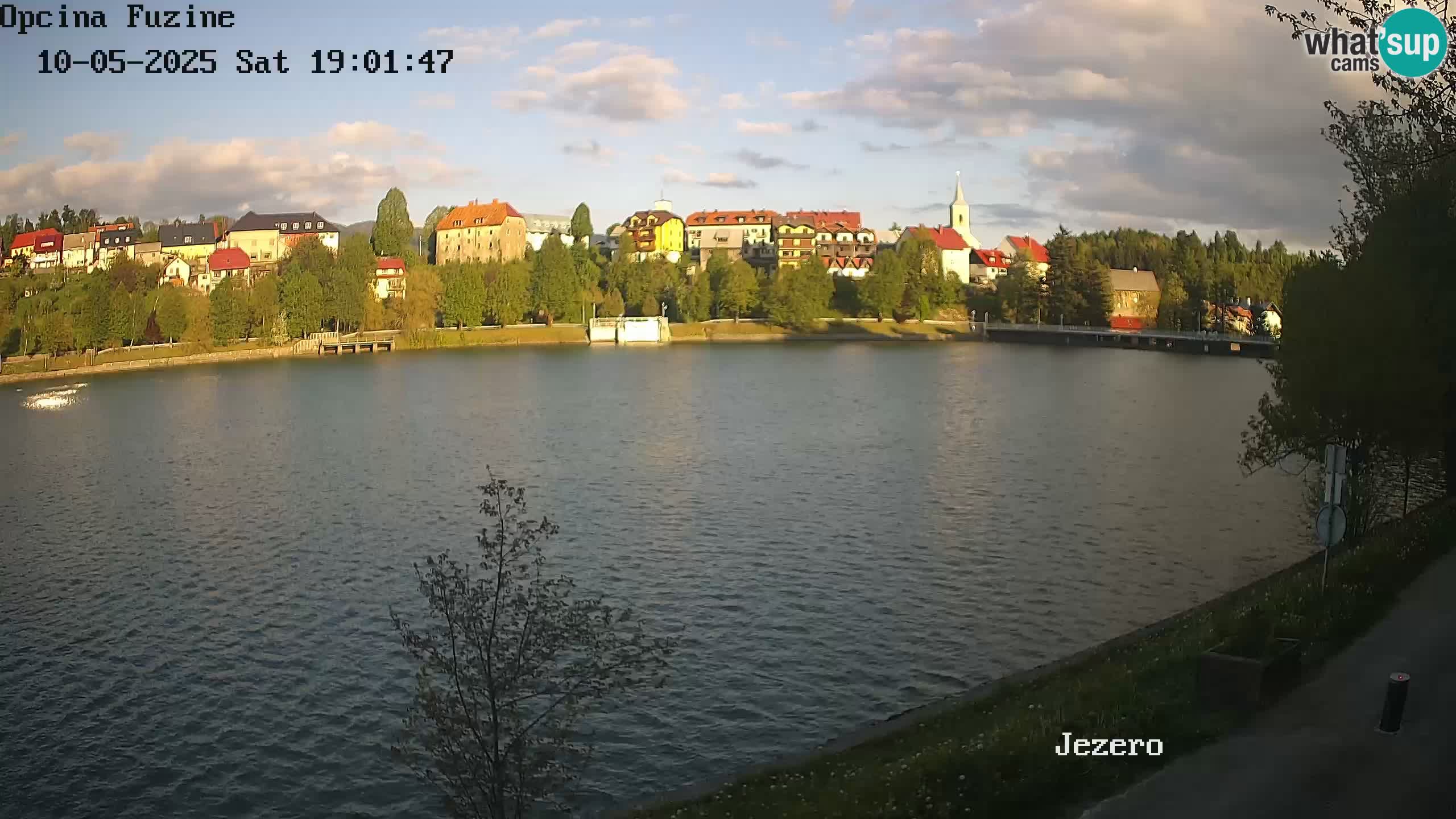Bajersko Jezero web kamera Fužine