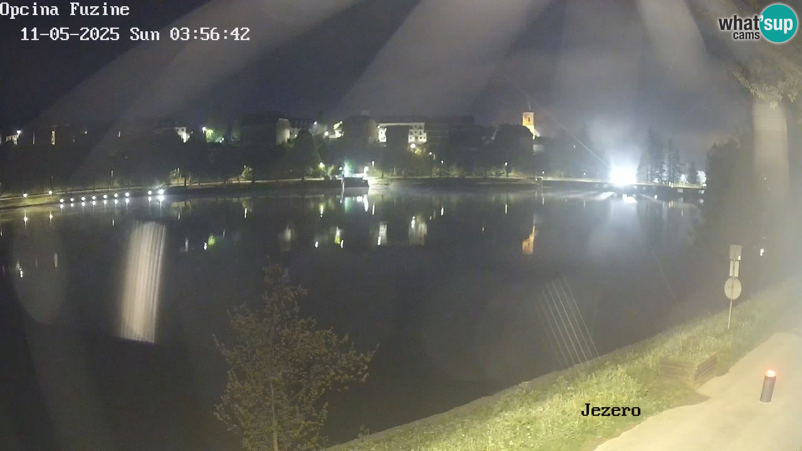 LIVE lago Bajer webcam Bajersko Jezero Fužine
