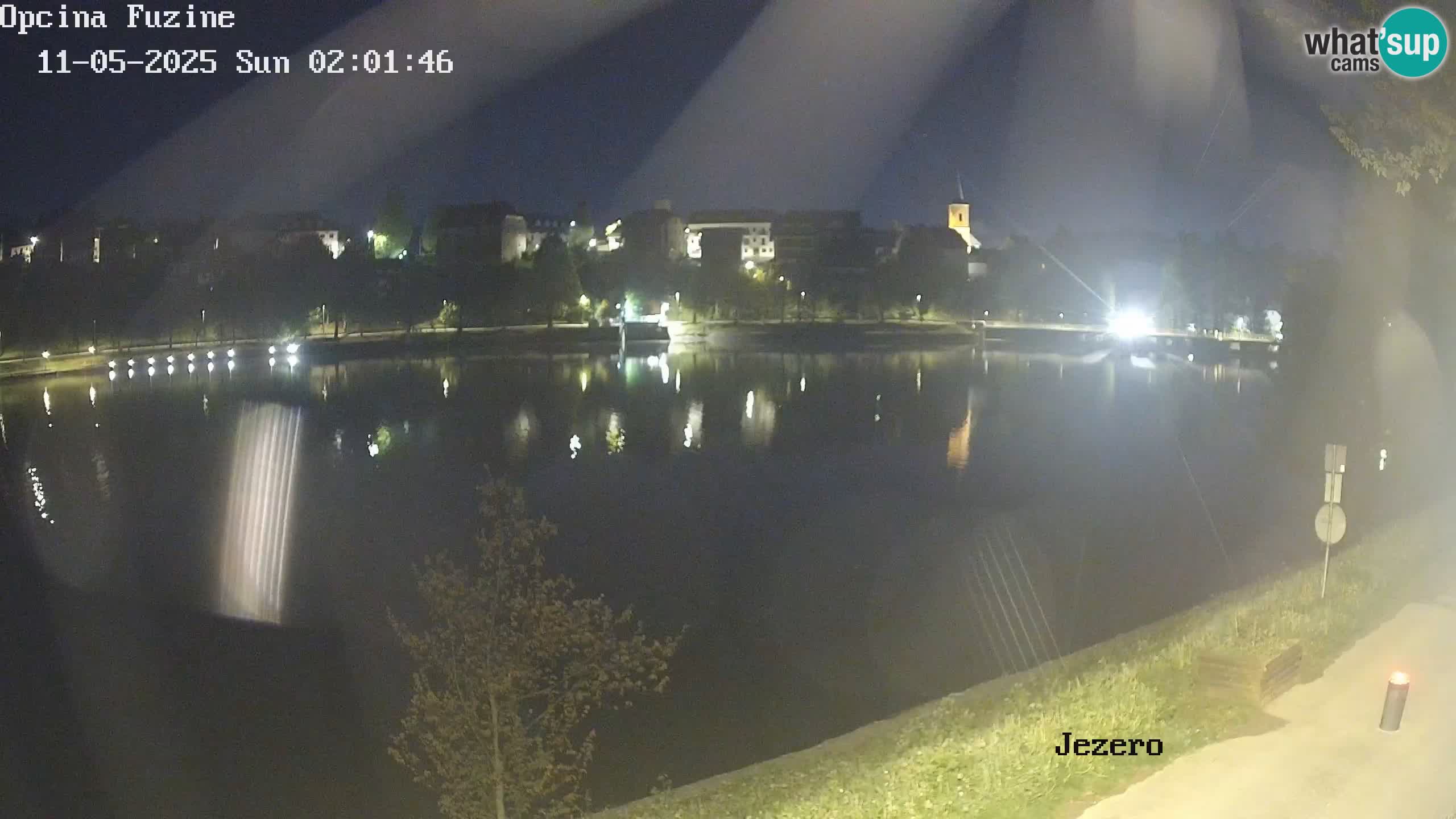 Bajersko Jezero web kamera Fužine