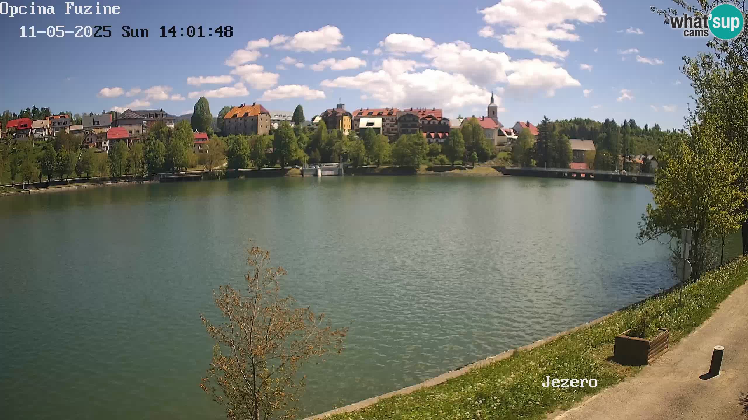 Bajersko Jezero web kamera Fužine