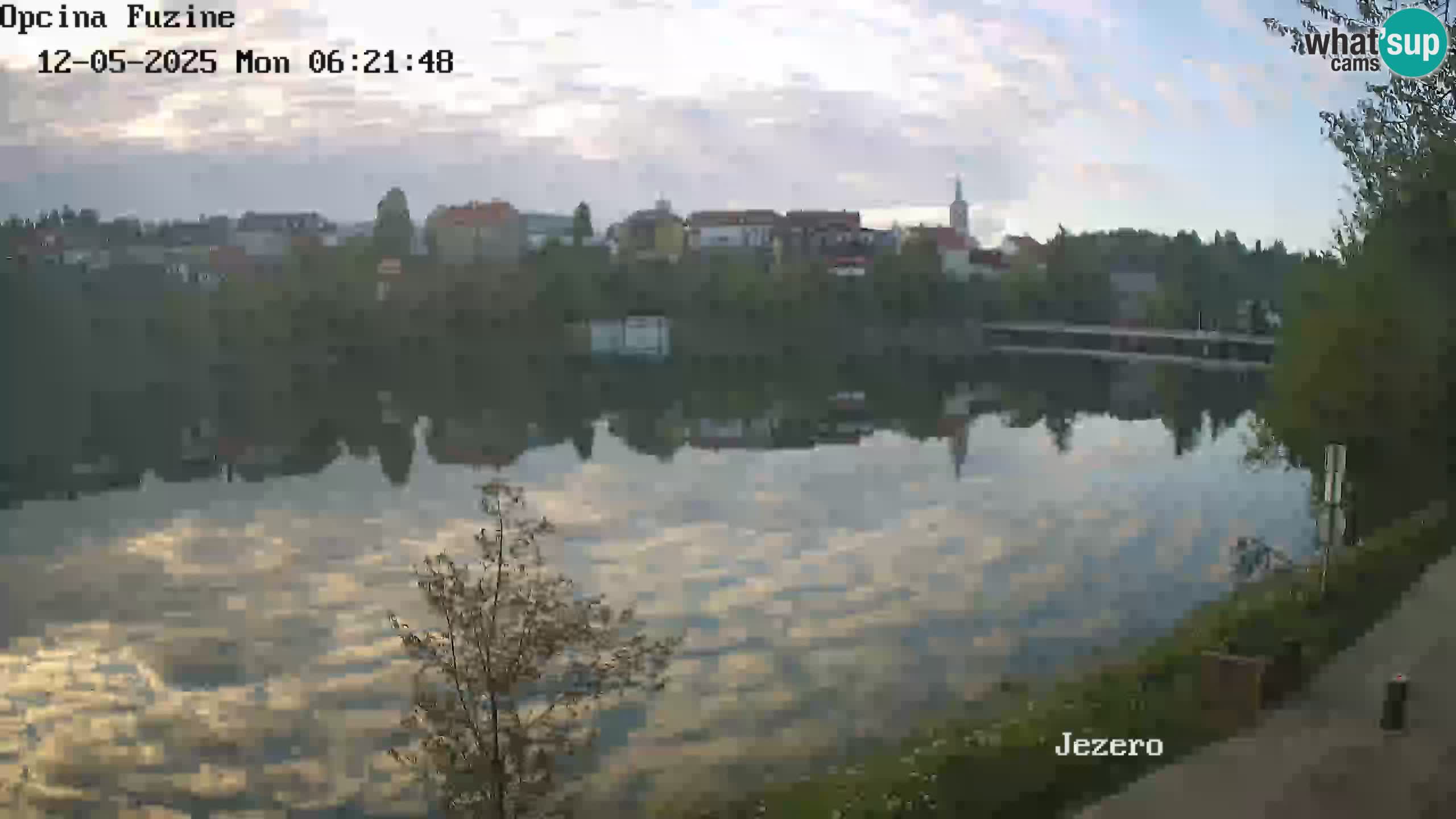 Bajersko Jezero web kamera Fužine