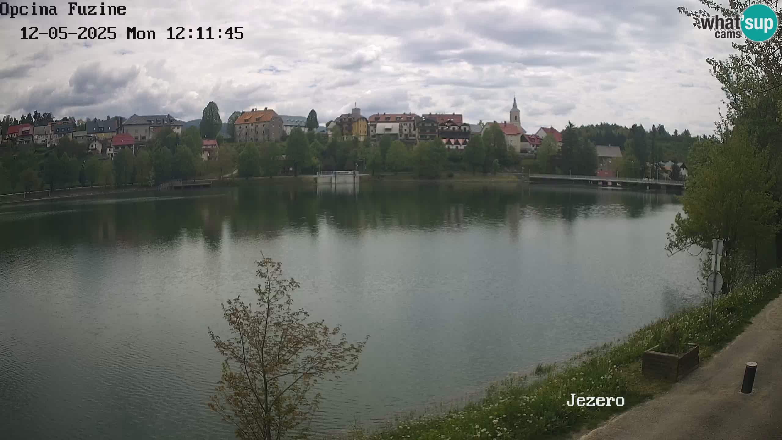 Bajersko Jezero web kamera Fužine