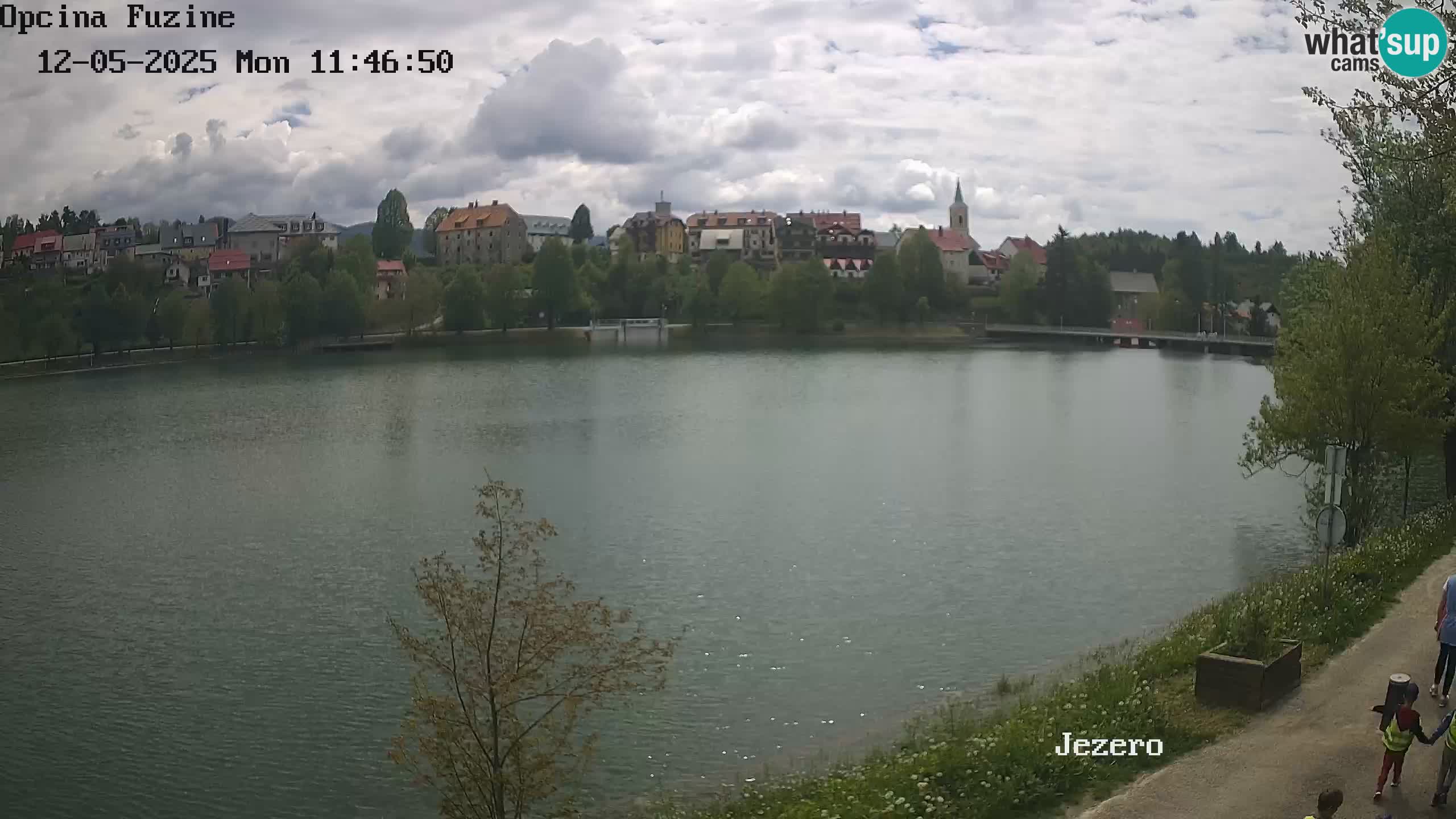 Bajersko Jezero web kamera Fužine