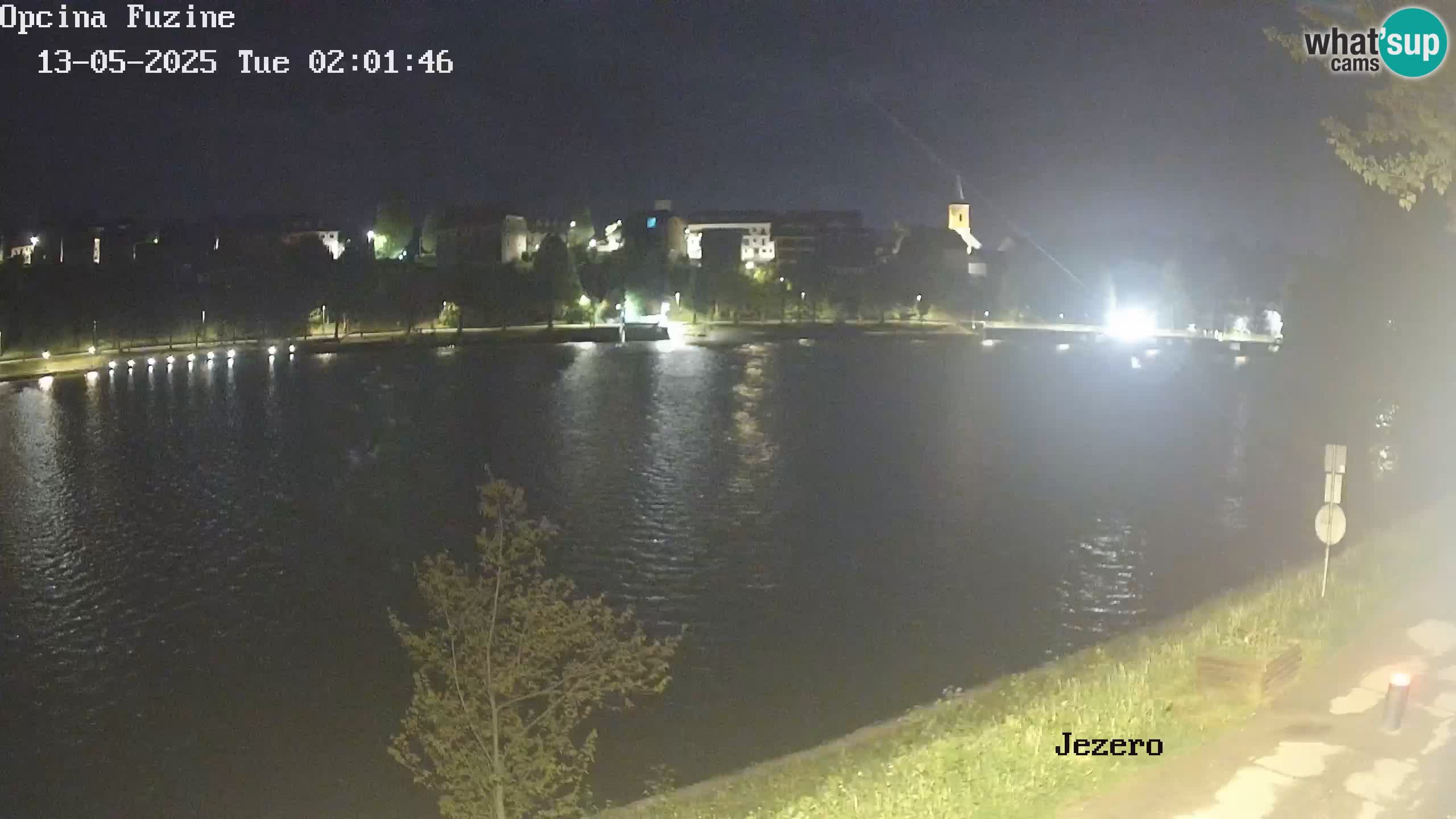 LIVE lago Bajer webcam Bajersko Jezero Fužine