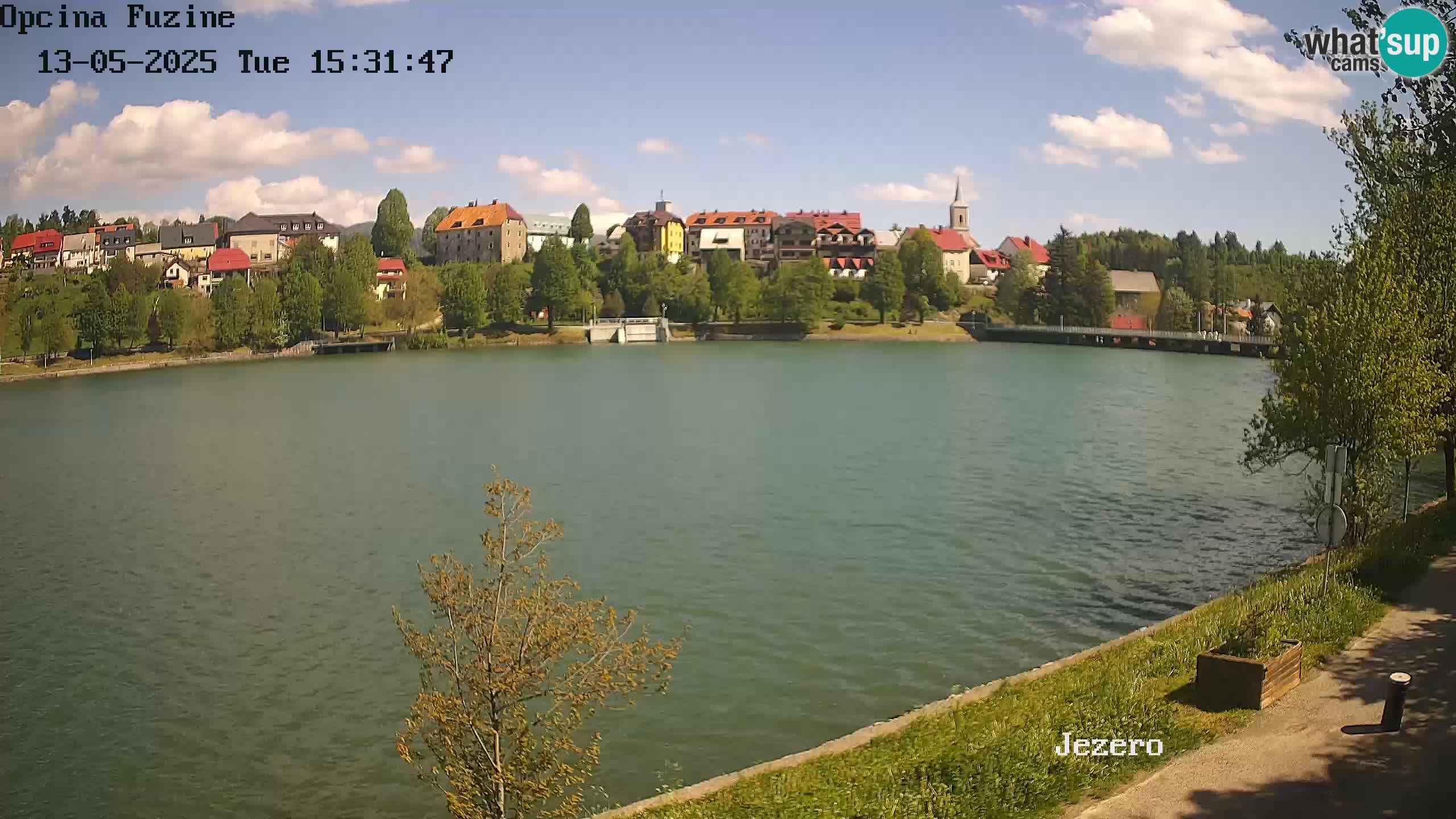 Bajersko Jezero web kamera Fužine