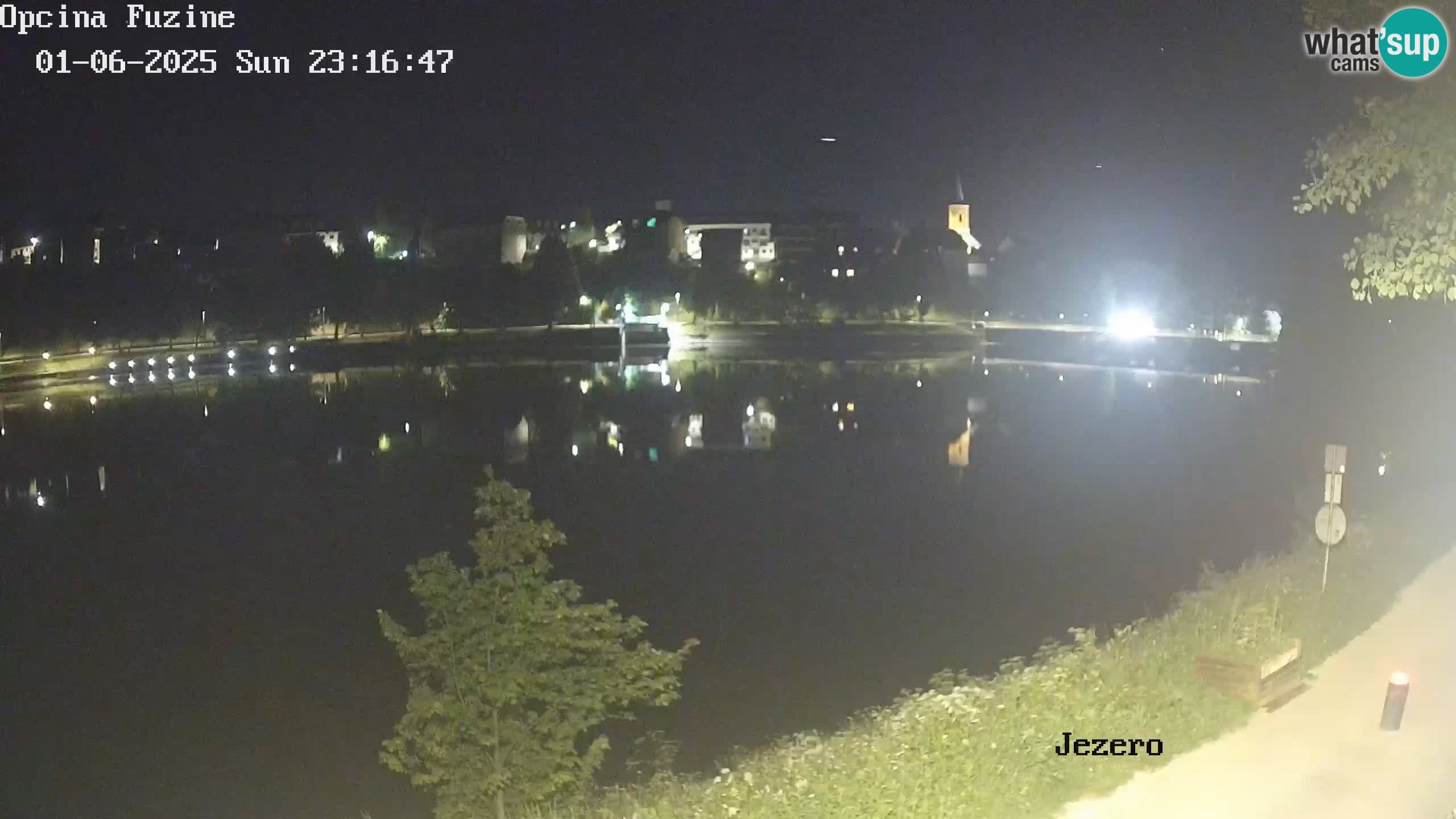 LIVE lago Bajer webcam Bajersko Jezero Fužine