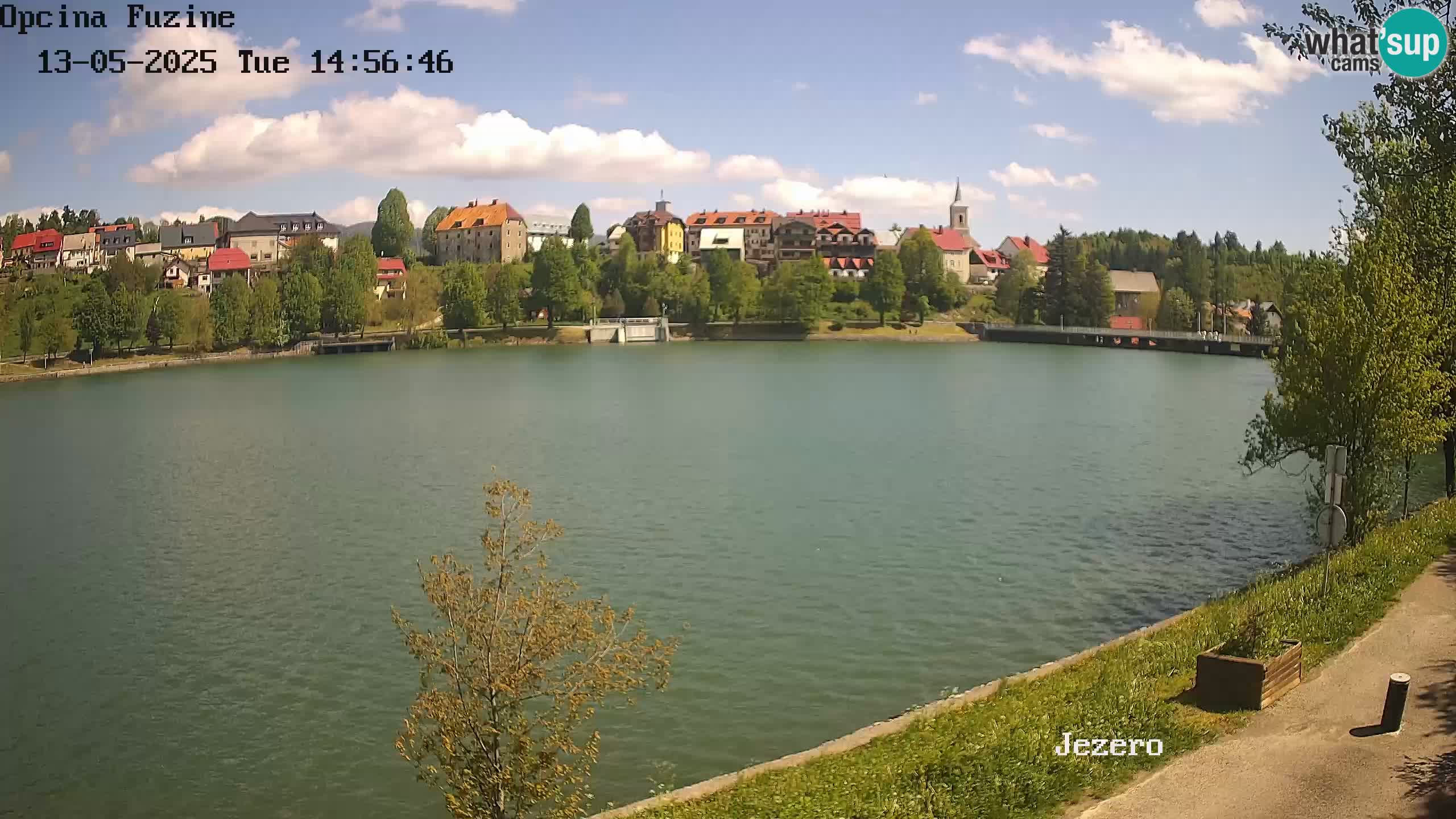 LIVE Lake Bajer livecam Bajersko Jezero Fužine