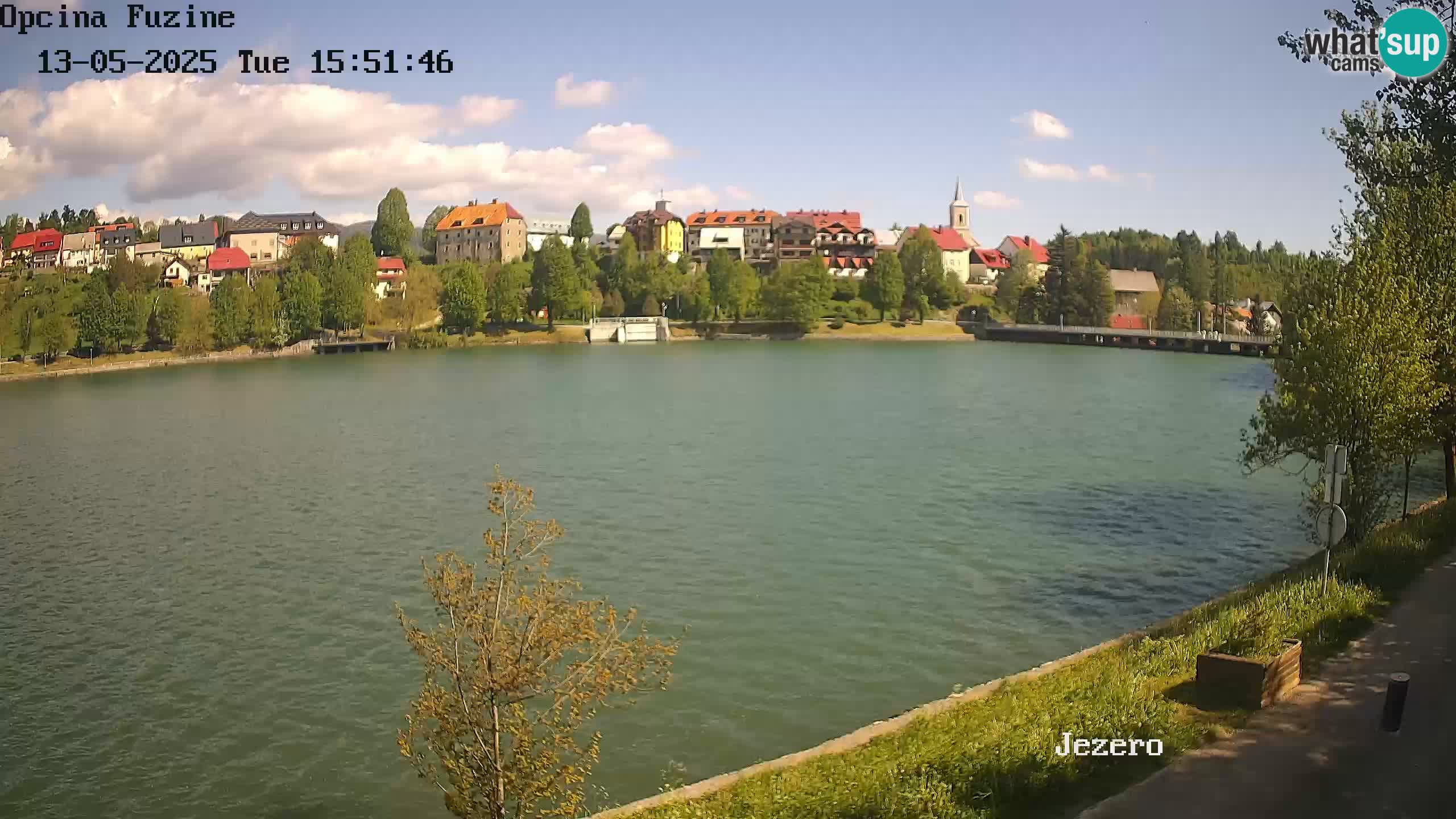 Bajersko Jezero web kamera Fužine
