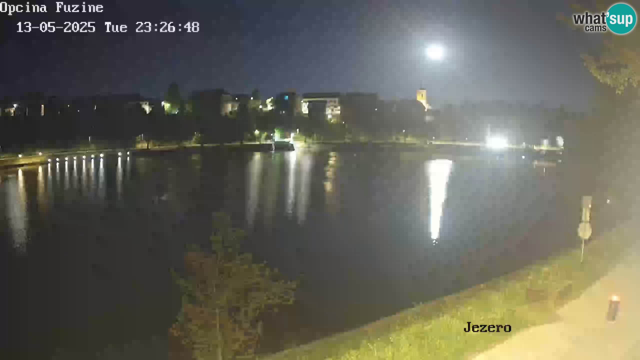 LIVE lago Bajer webcam Bajersko Jezero Fužine