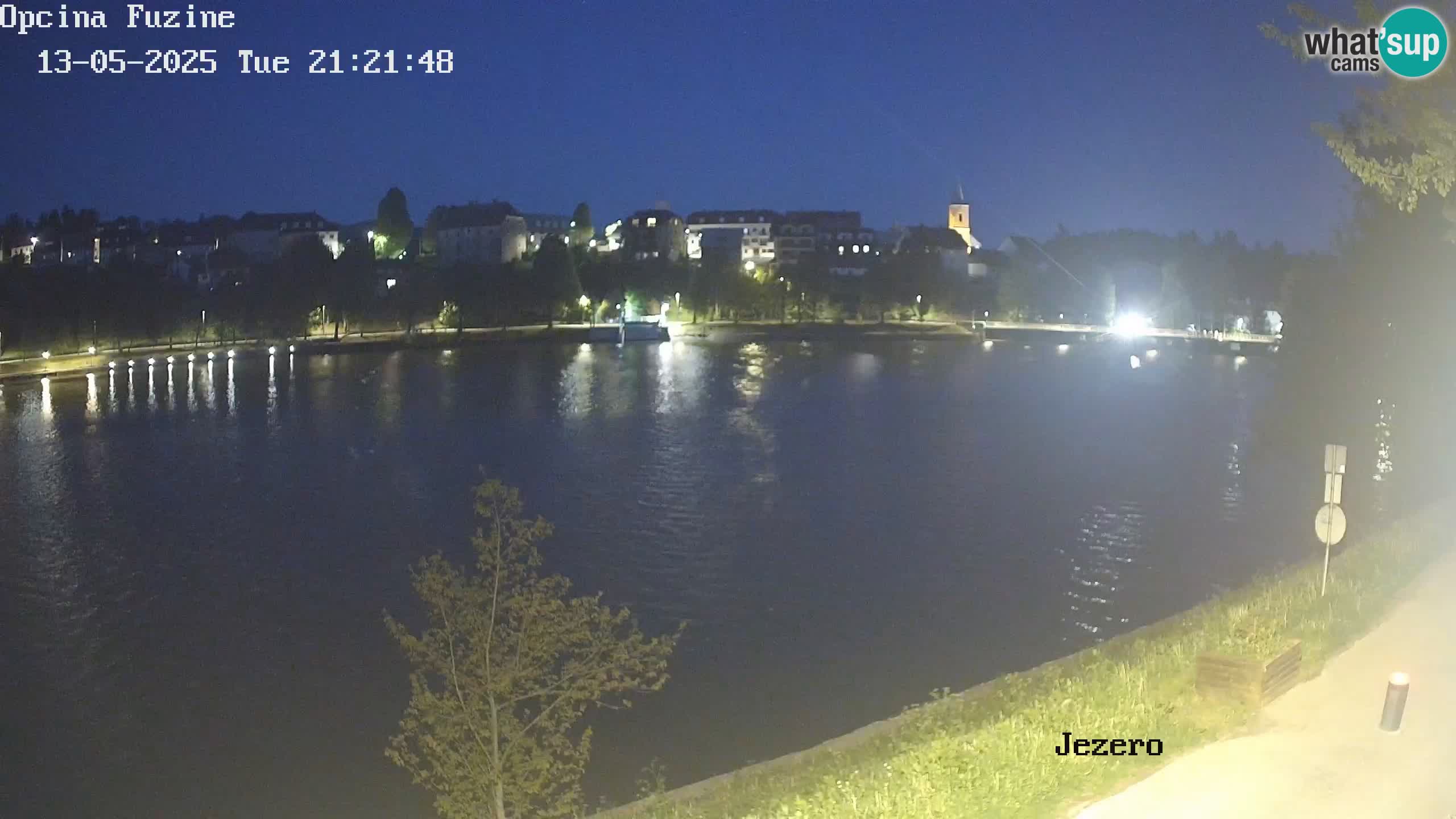 Bajersko Jezero web kamera Fužine