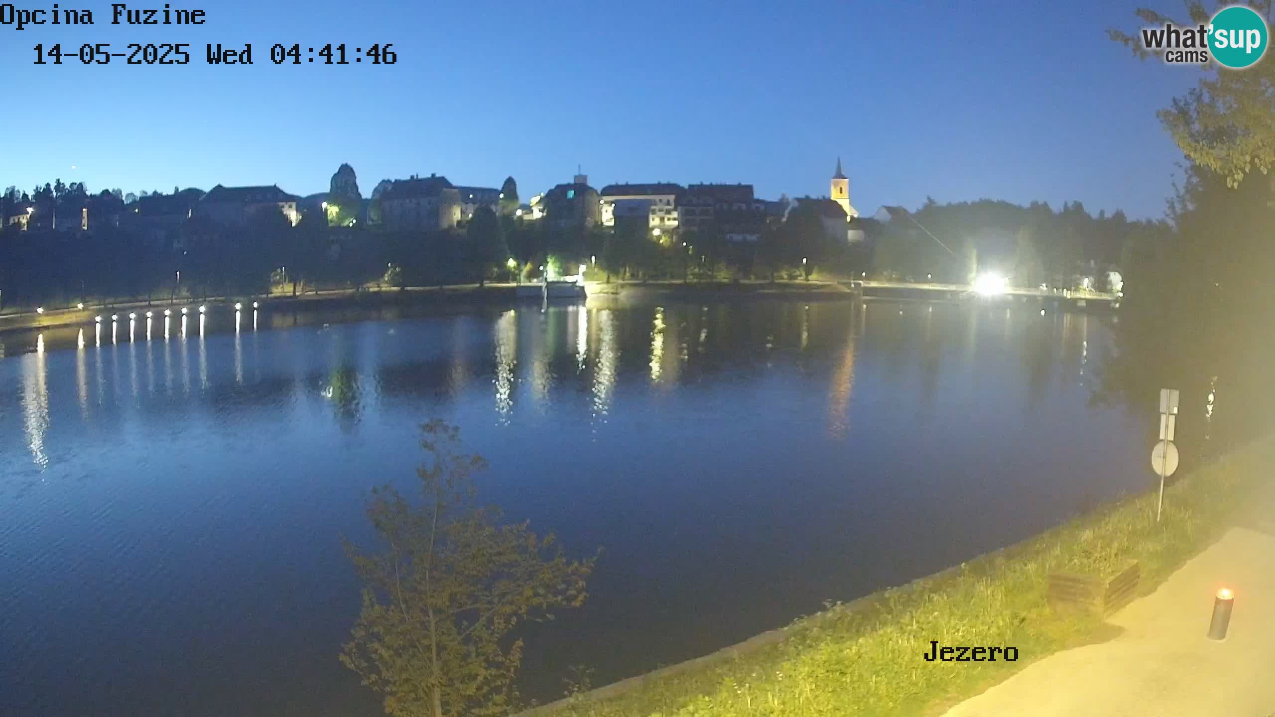 LIVE Lake Bajer livecam Bajersko Jezero Fužine
