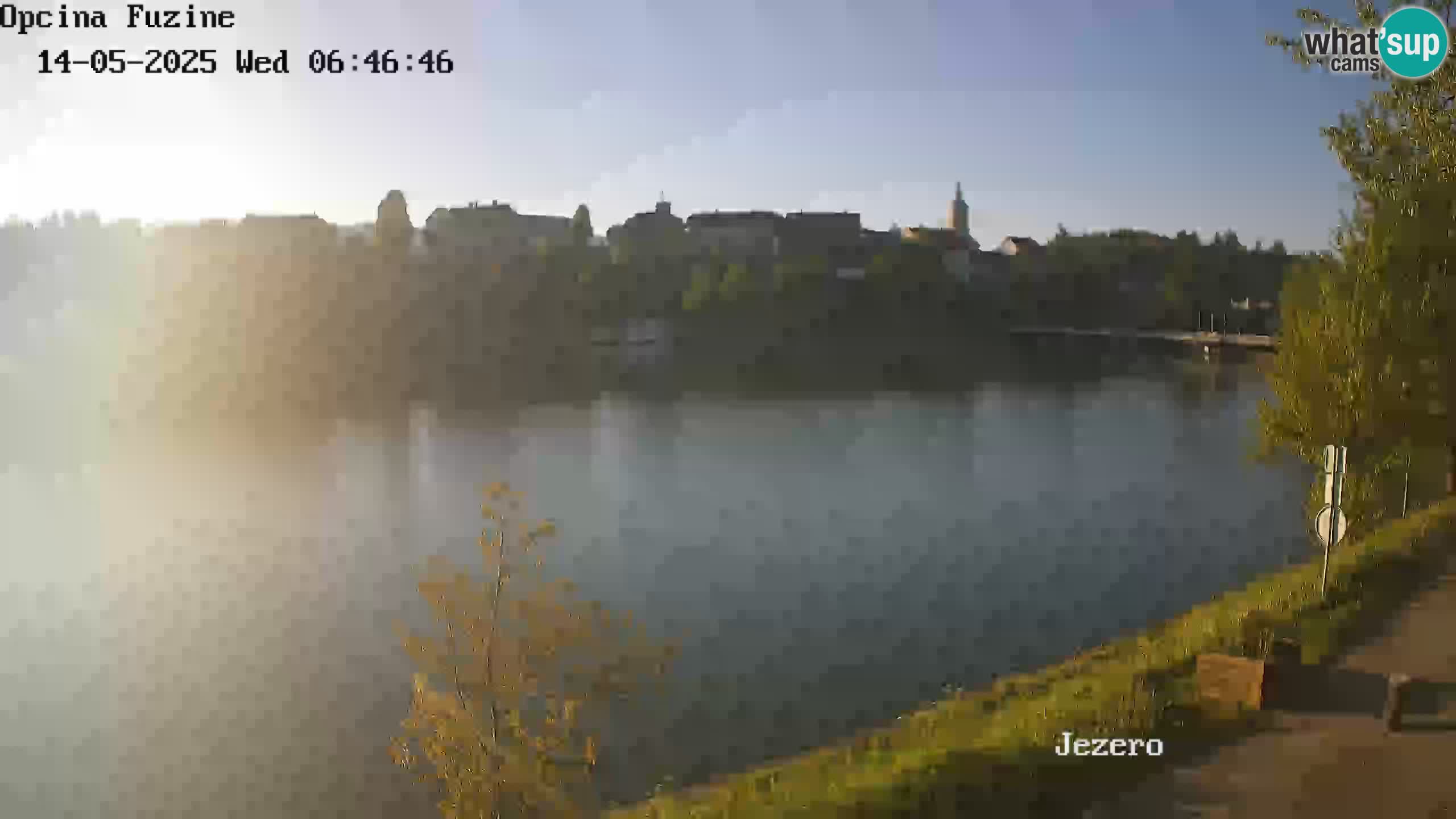 LIVE Lake Bajer livecam Bajersko Jezero Fužine