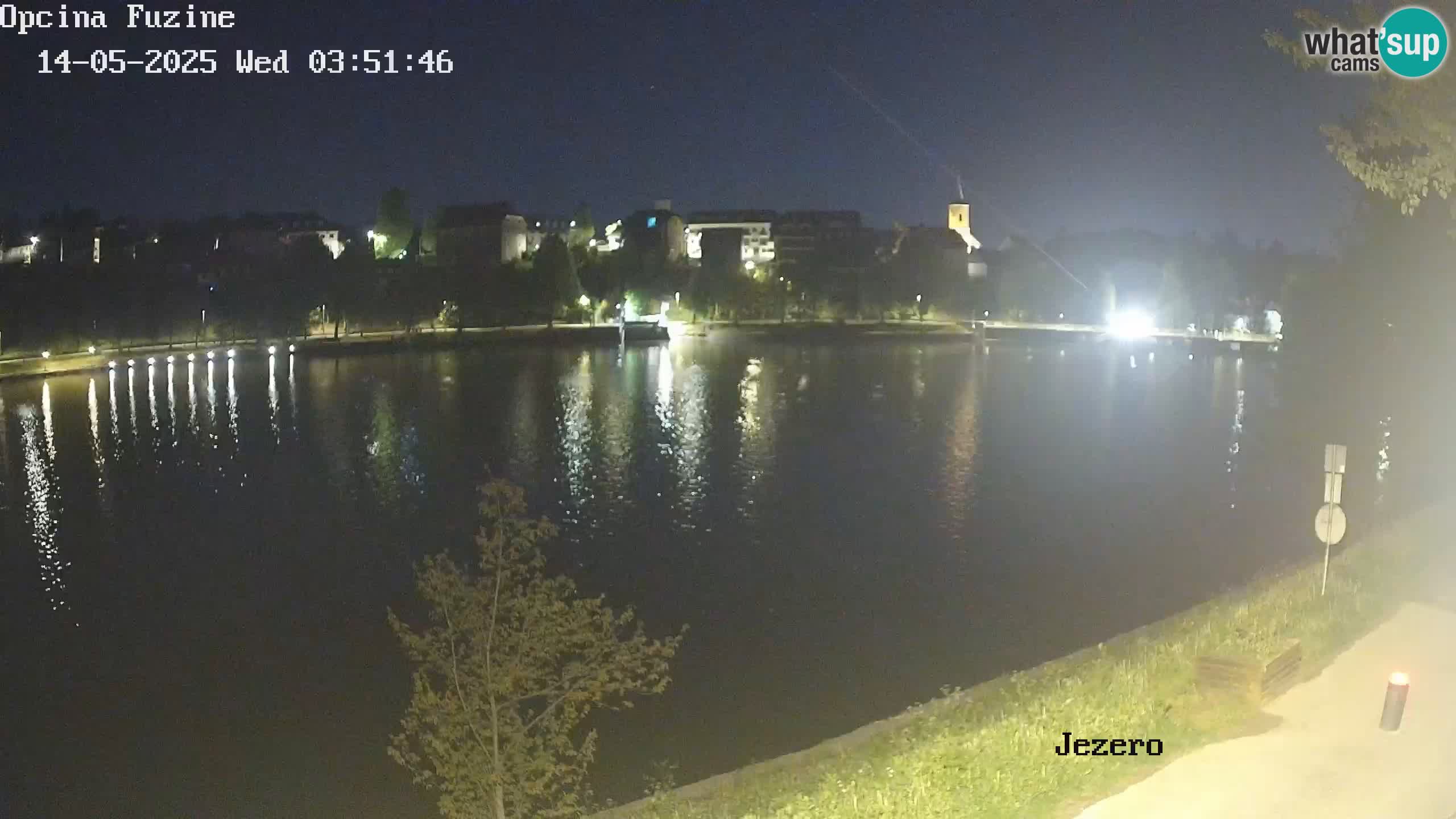 LIVE Lake Bajer livecam Bajersko Jezero Fužine