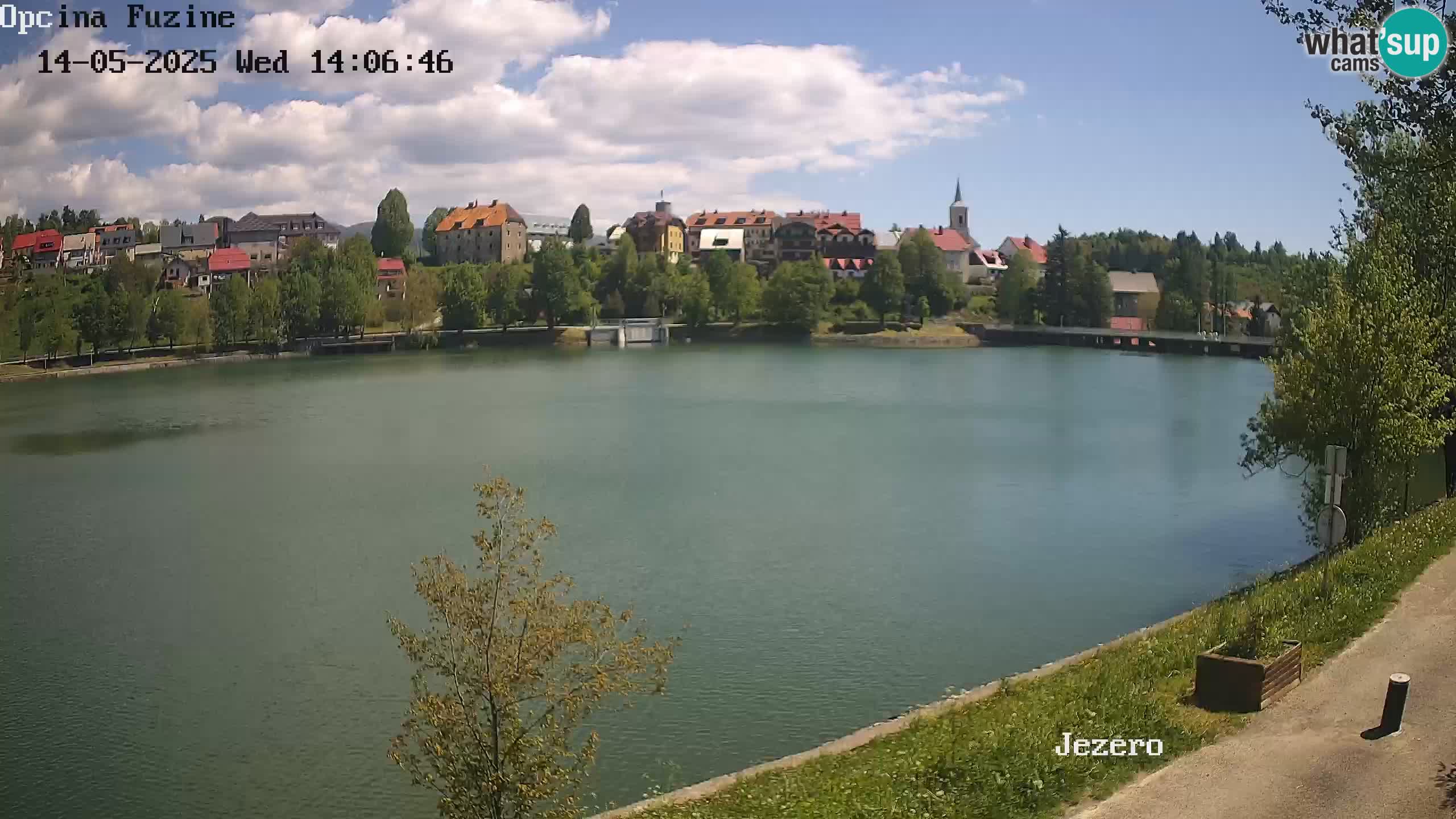 LIVE Lake Bajer livecam Bajersko Jezero Fužine