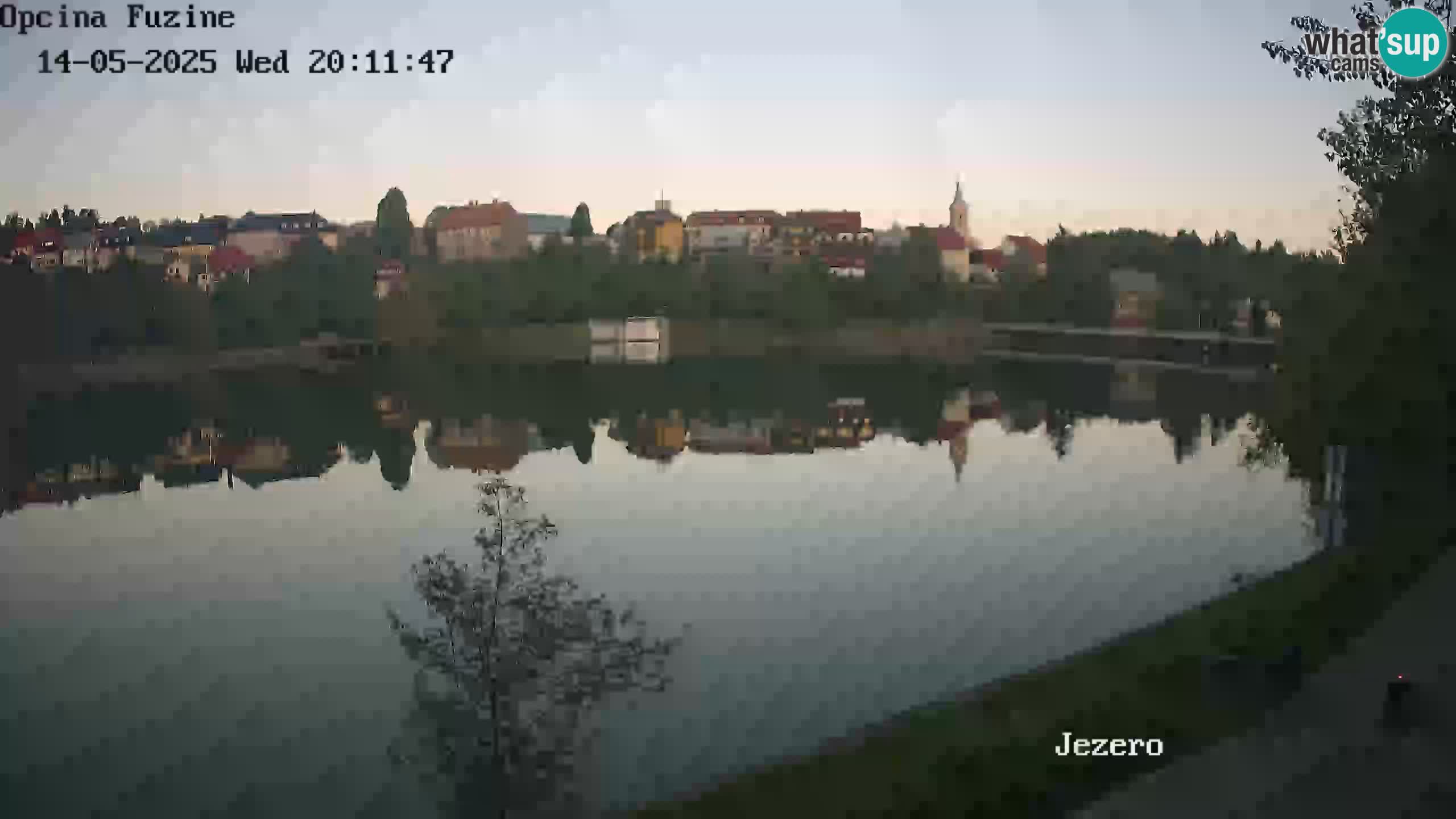 LIVE Lake Bajer livecam Bajersko Jezero Fužine