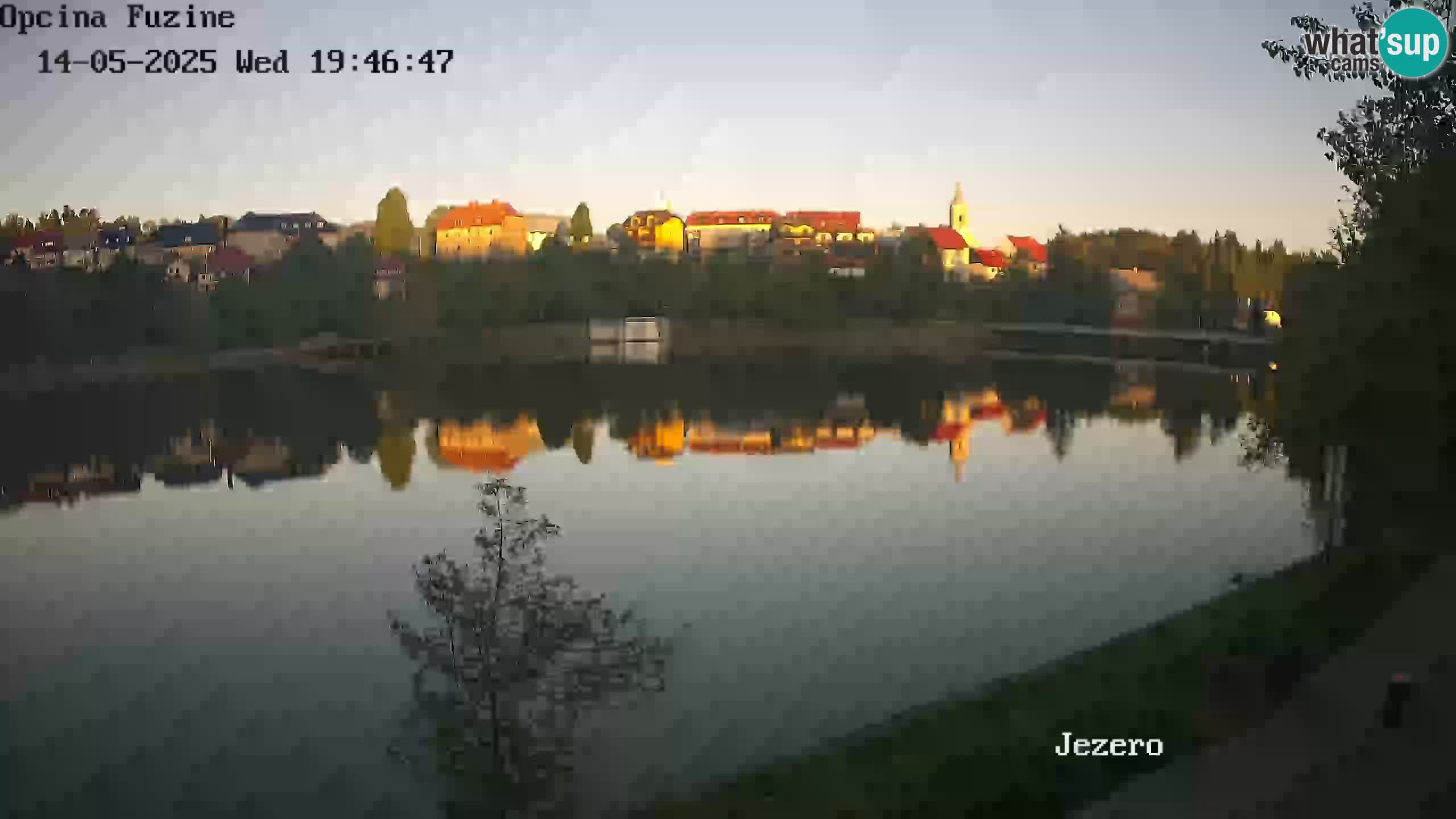 Kamera v živo Bajersko Jezero Fužine