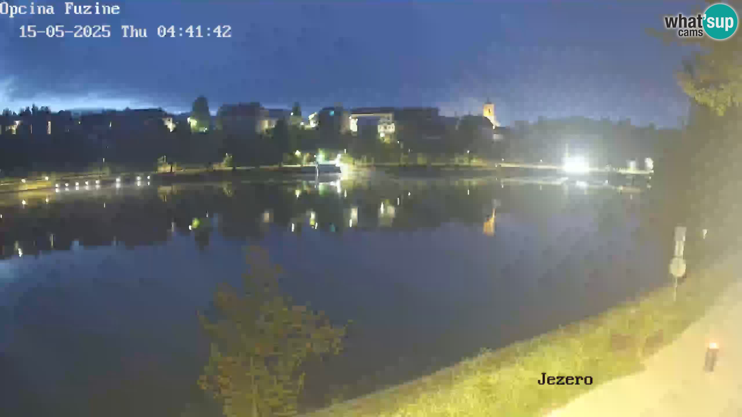 Bajersko Jezero web kamera Fužine