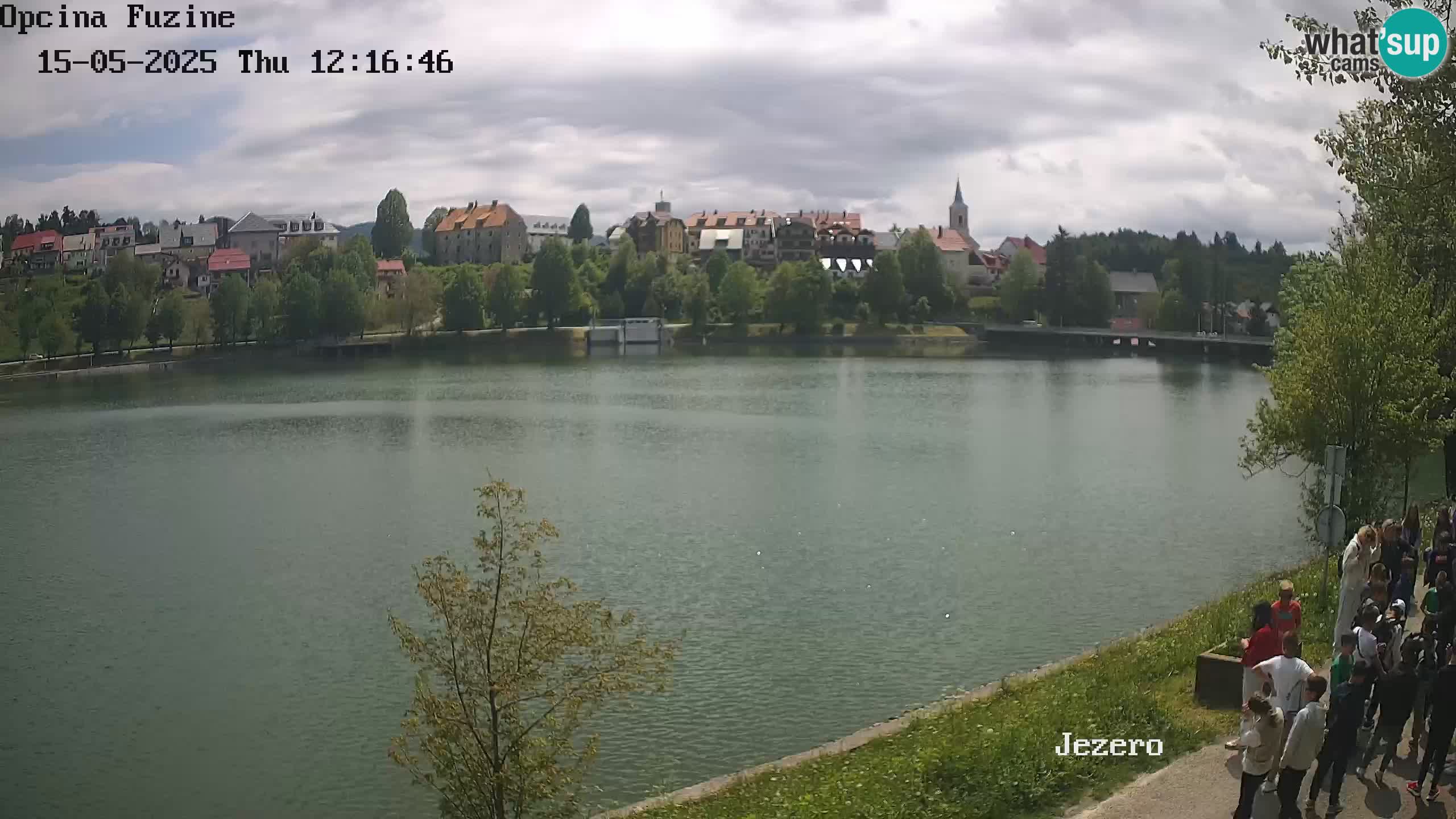 Bajersko Jezero web kamera Fužine