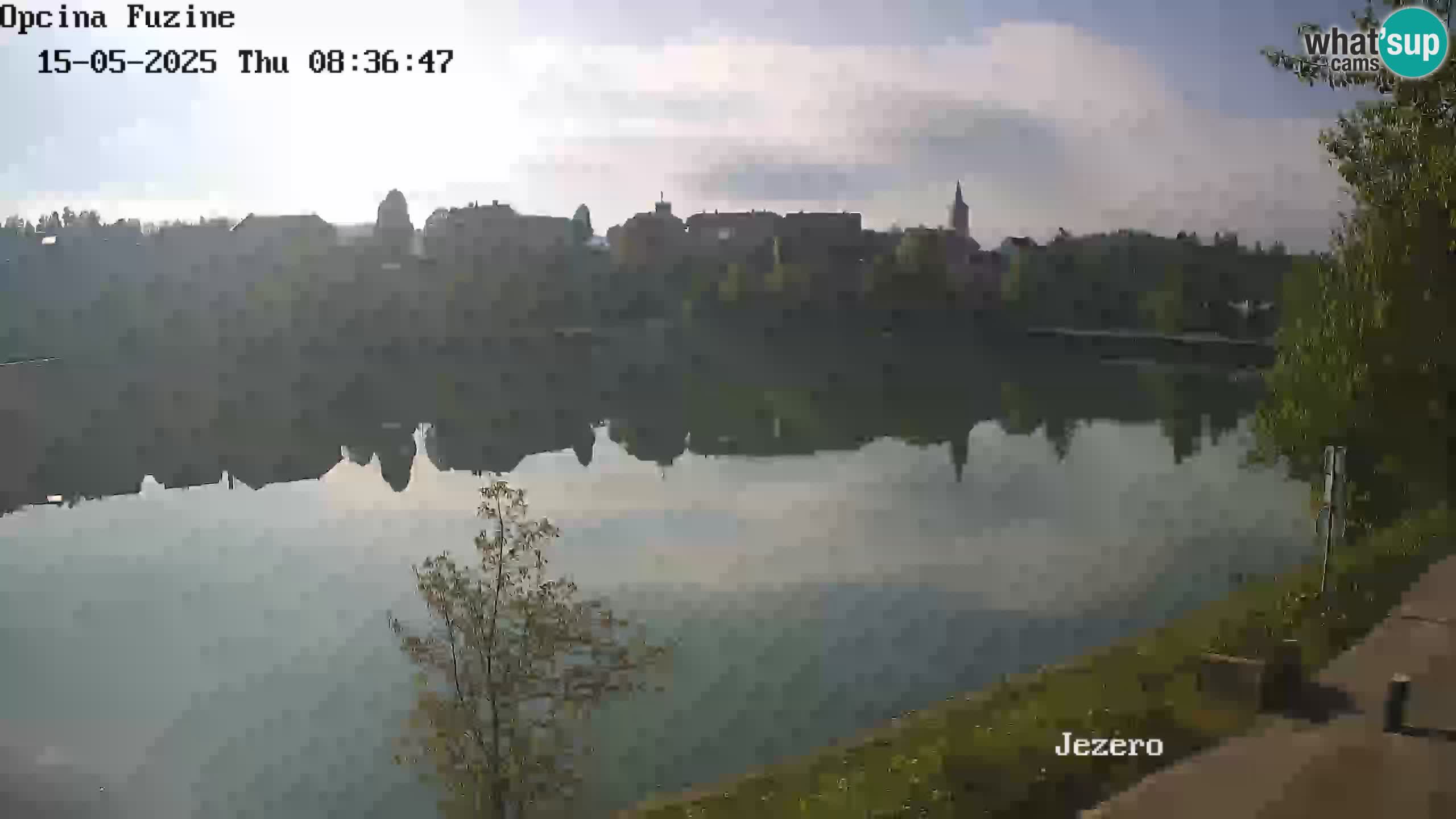 LIVE Lake Bajer livecam Bajersko Jezero Fužine