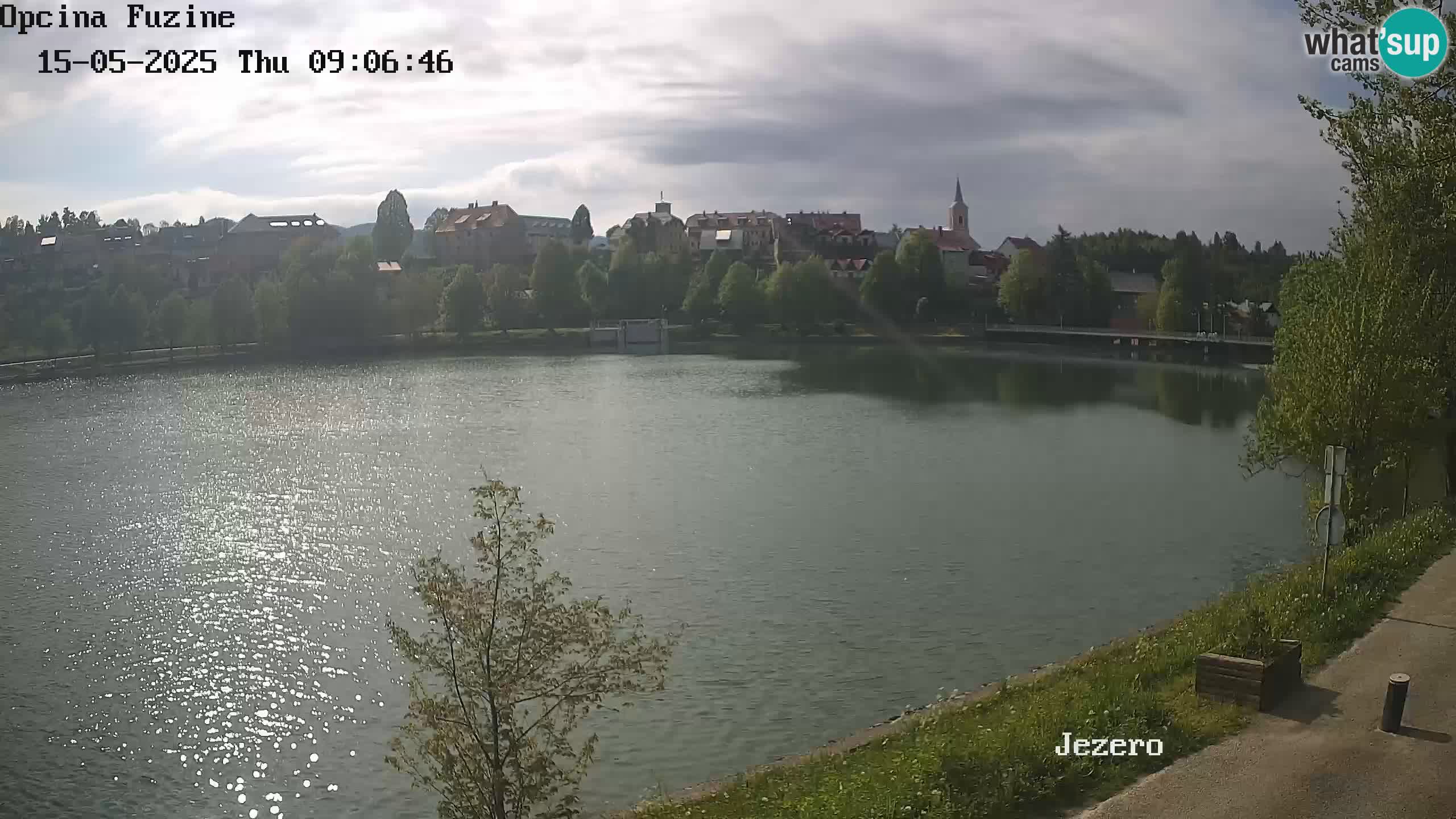 LIVE Lake Bajer livecam Bajersko Jezero Fužine