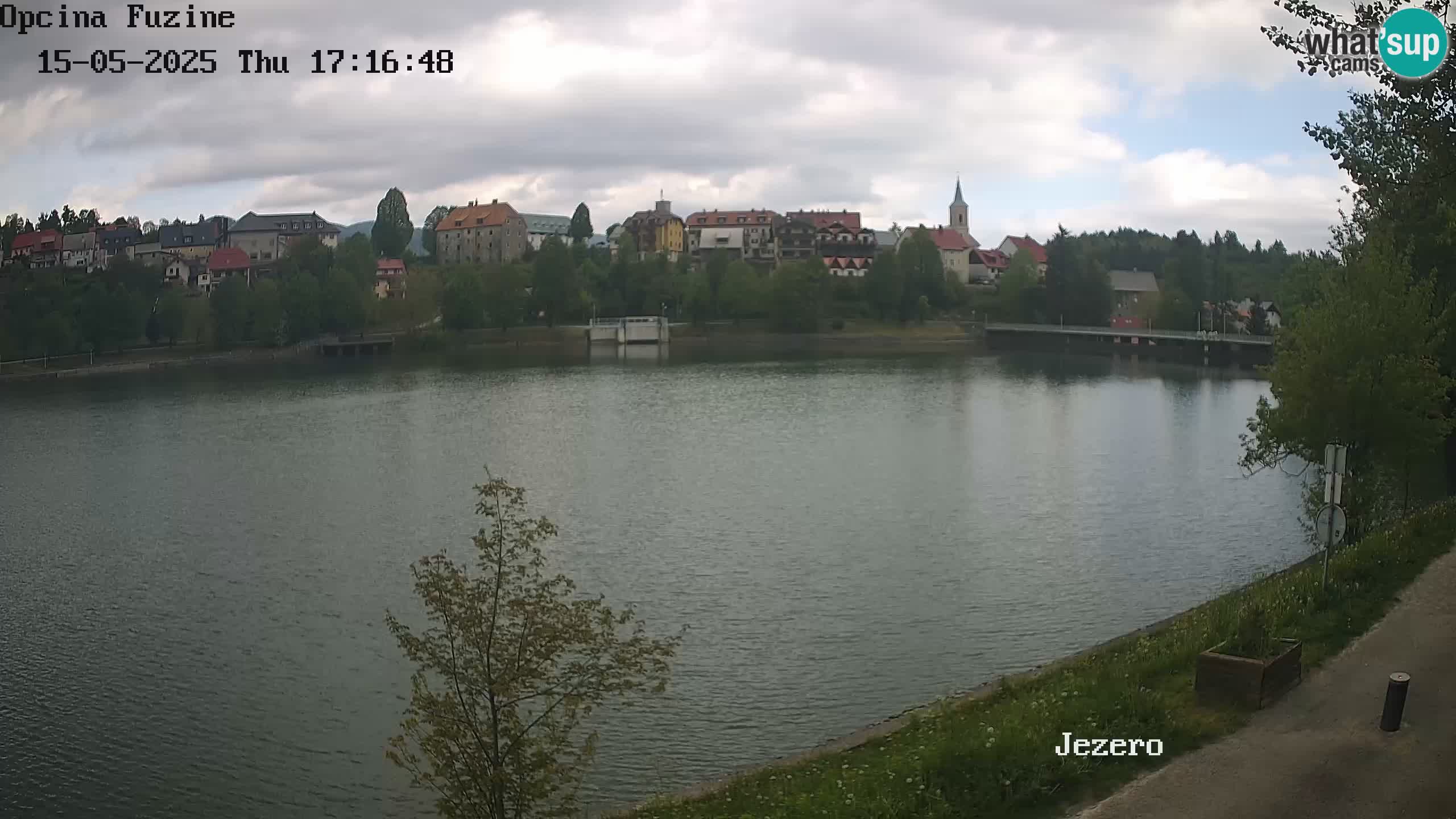 LIVE Lake Bajer livecam Bajersko Jezero Fužine