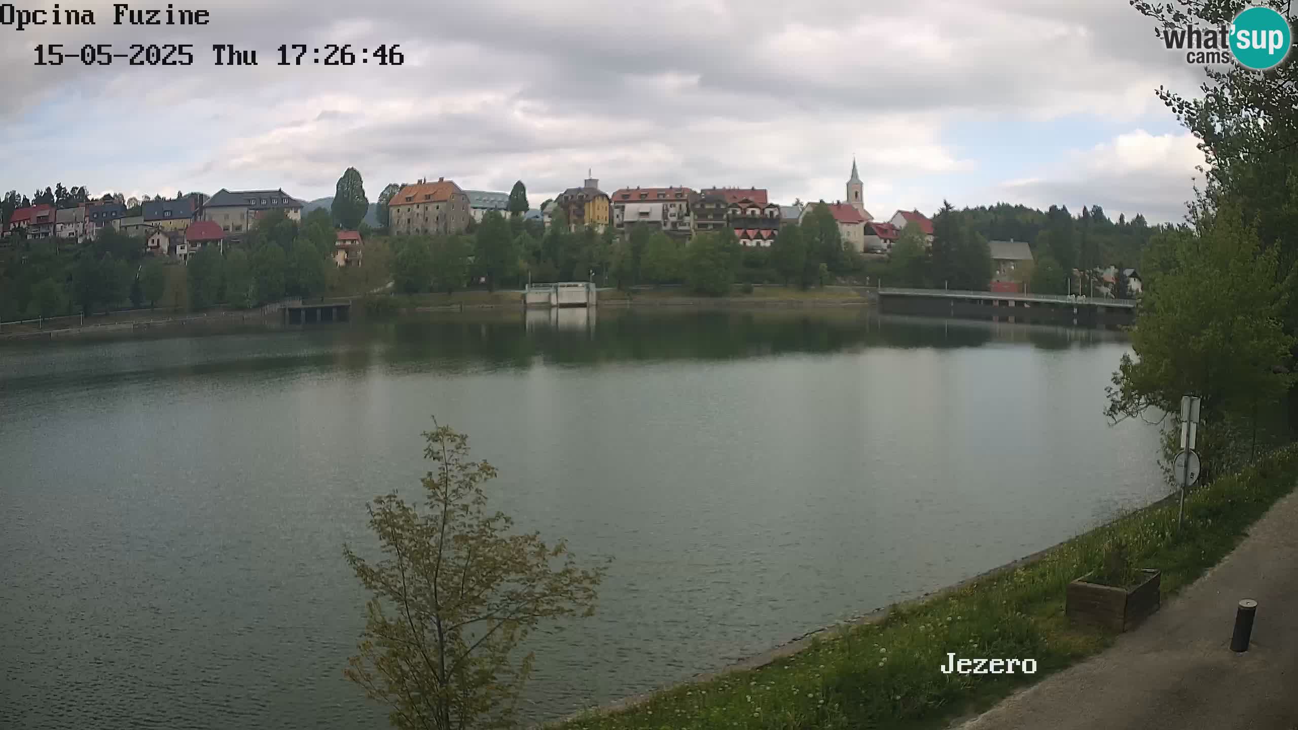 LIVE Lake Bajer livecam Bajersko Jezero Fužine