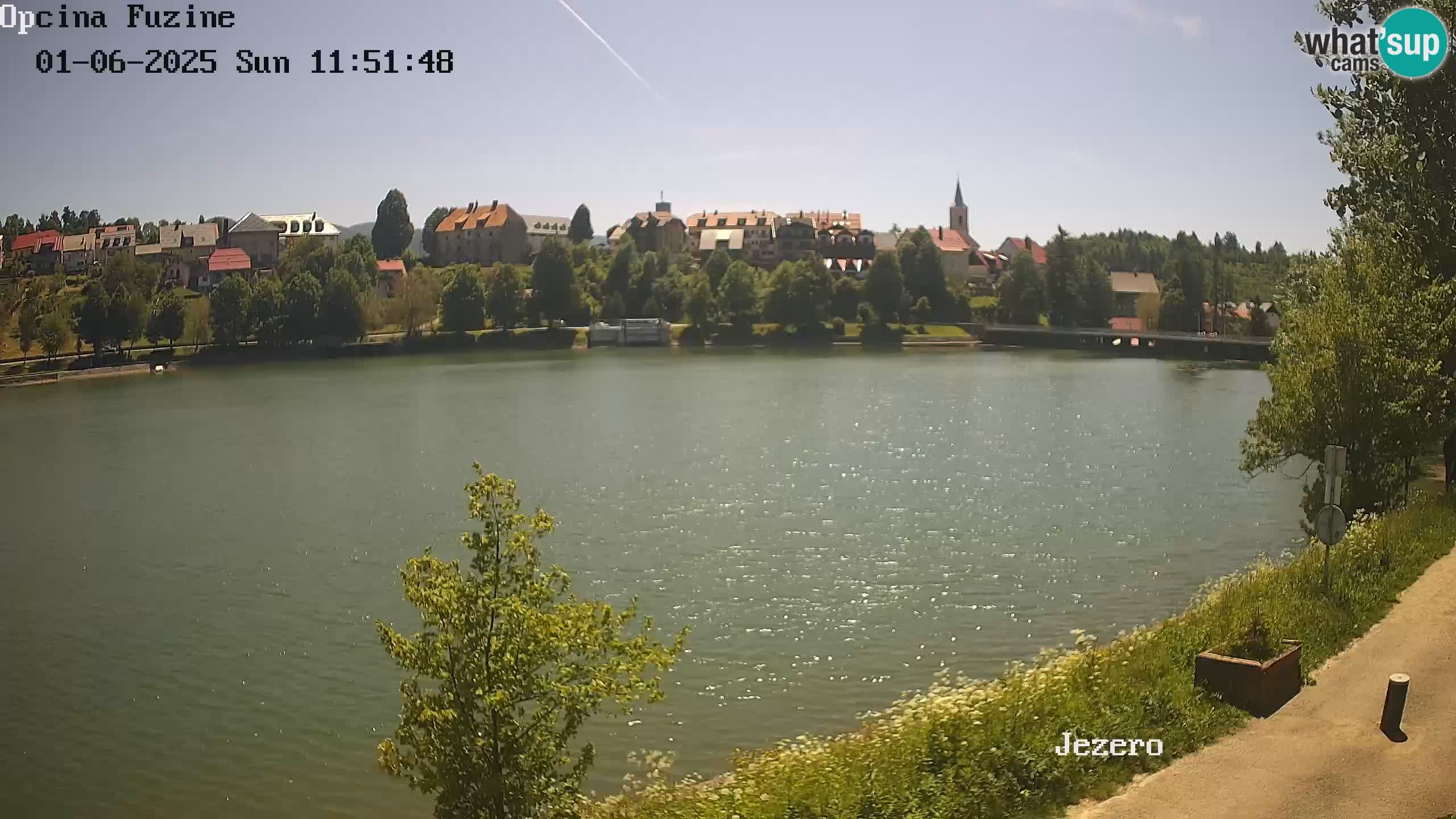 Bajersko Jezero web kamera Fužine