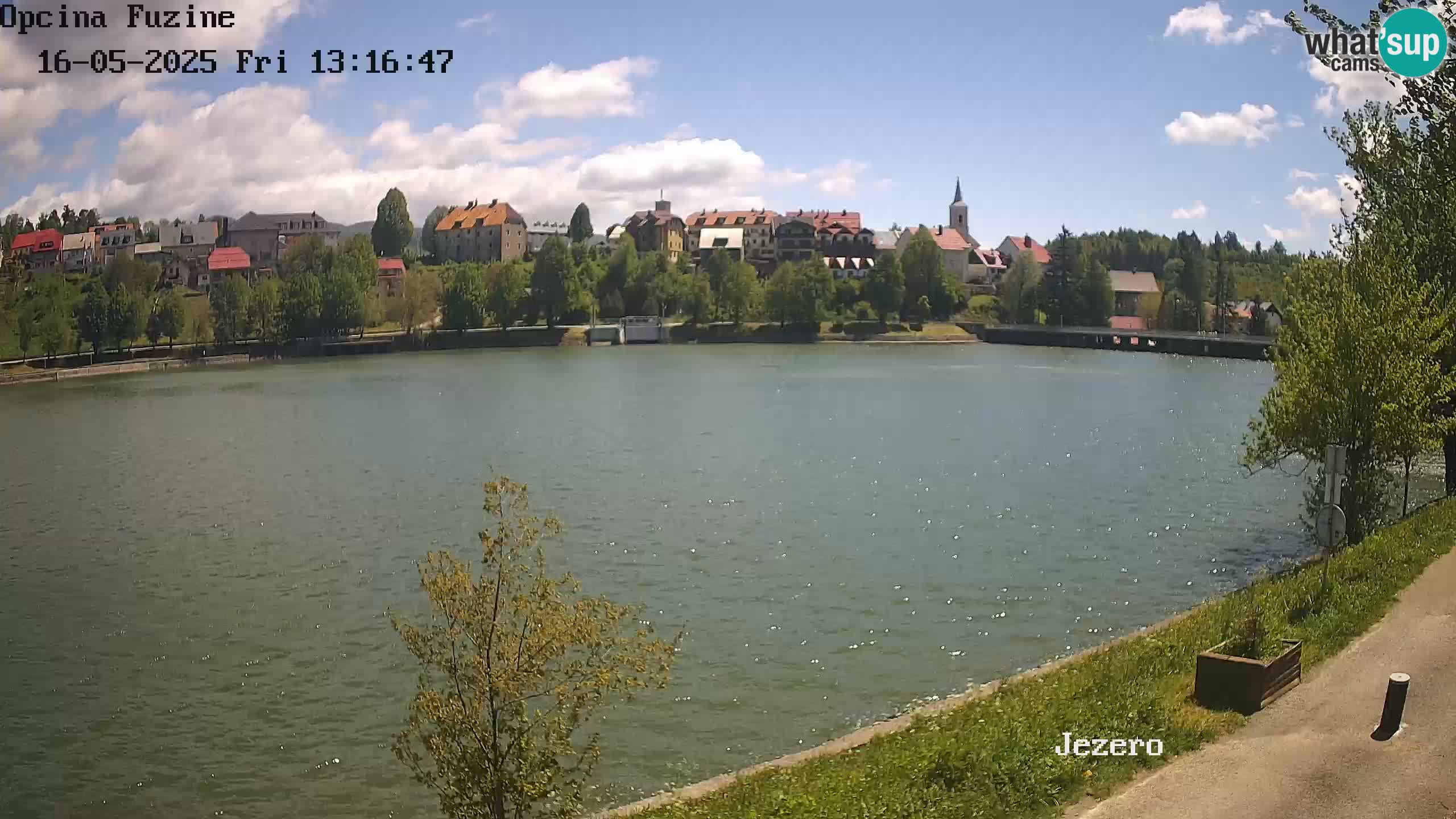 LIVE Lake Bajer livecam Bajersko Jezero Fužine
