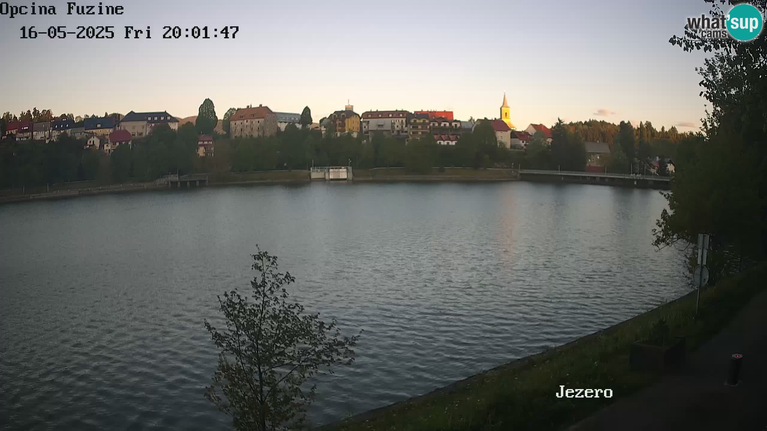 LIVE Lake Bajer livecam Bajersko Jezero Fužine