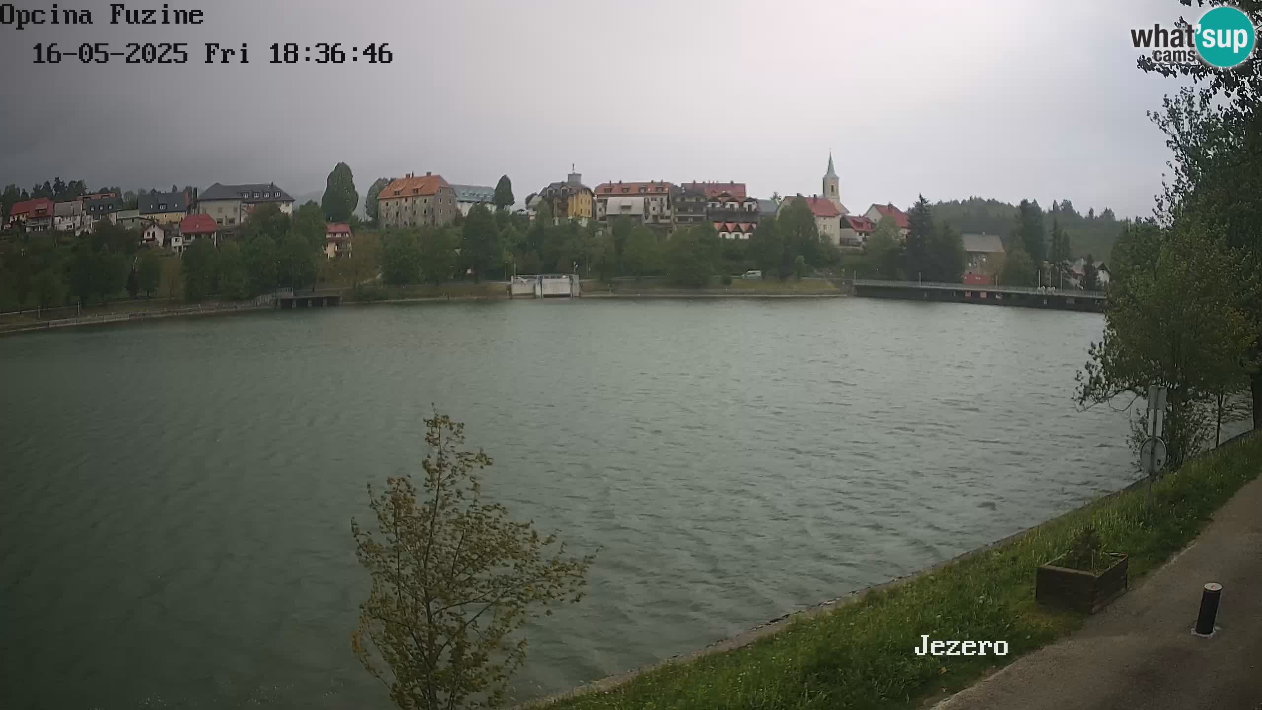 LIVE Lake Bajer livecam Bajersko Jezero Fužine