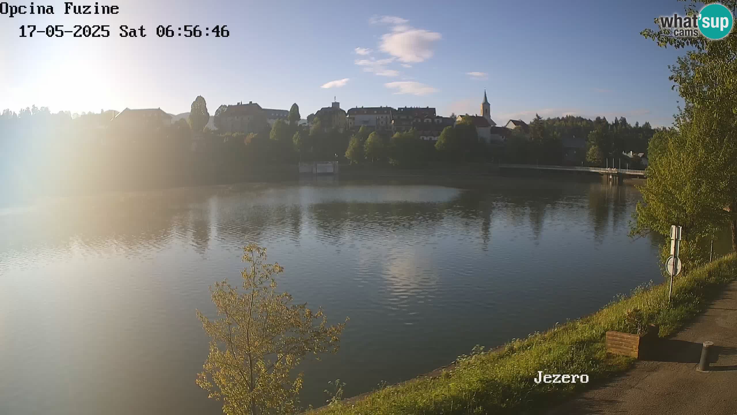 Kamera v živo Bajersko Jezero Fužine