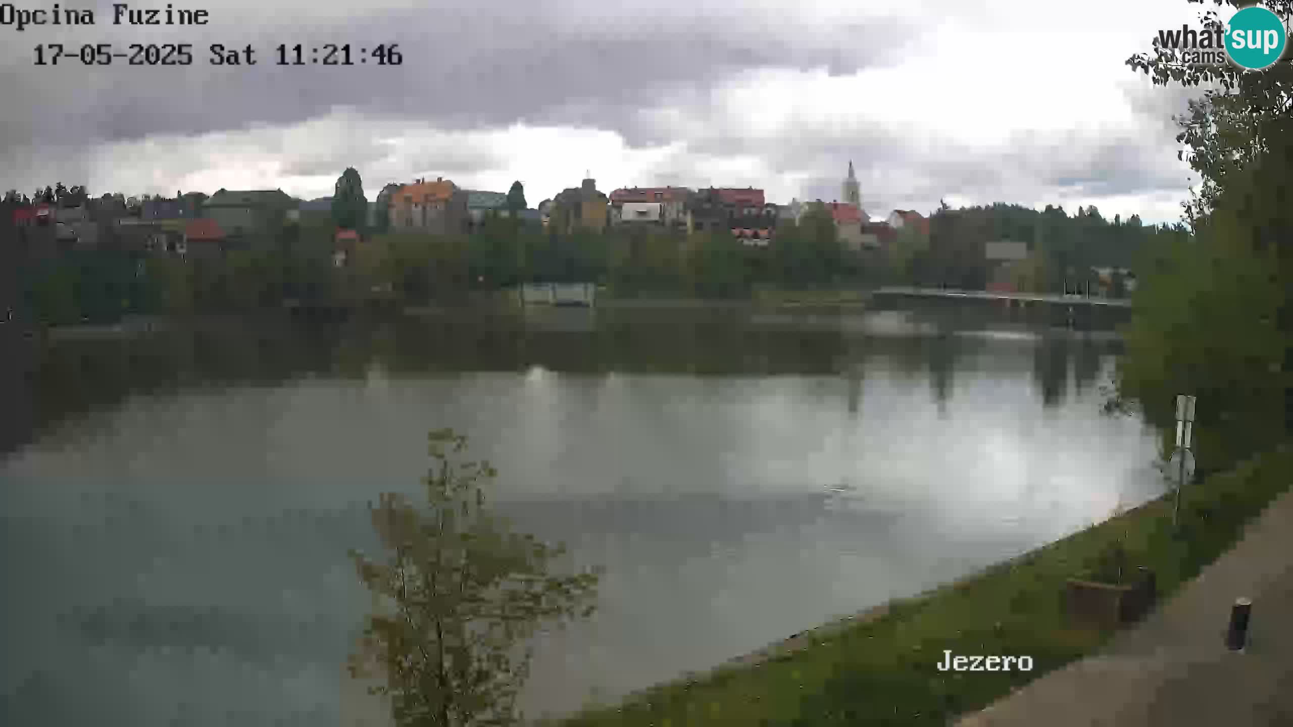 Bajersko Jezero web kamera Fužine
