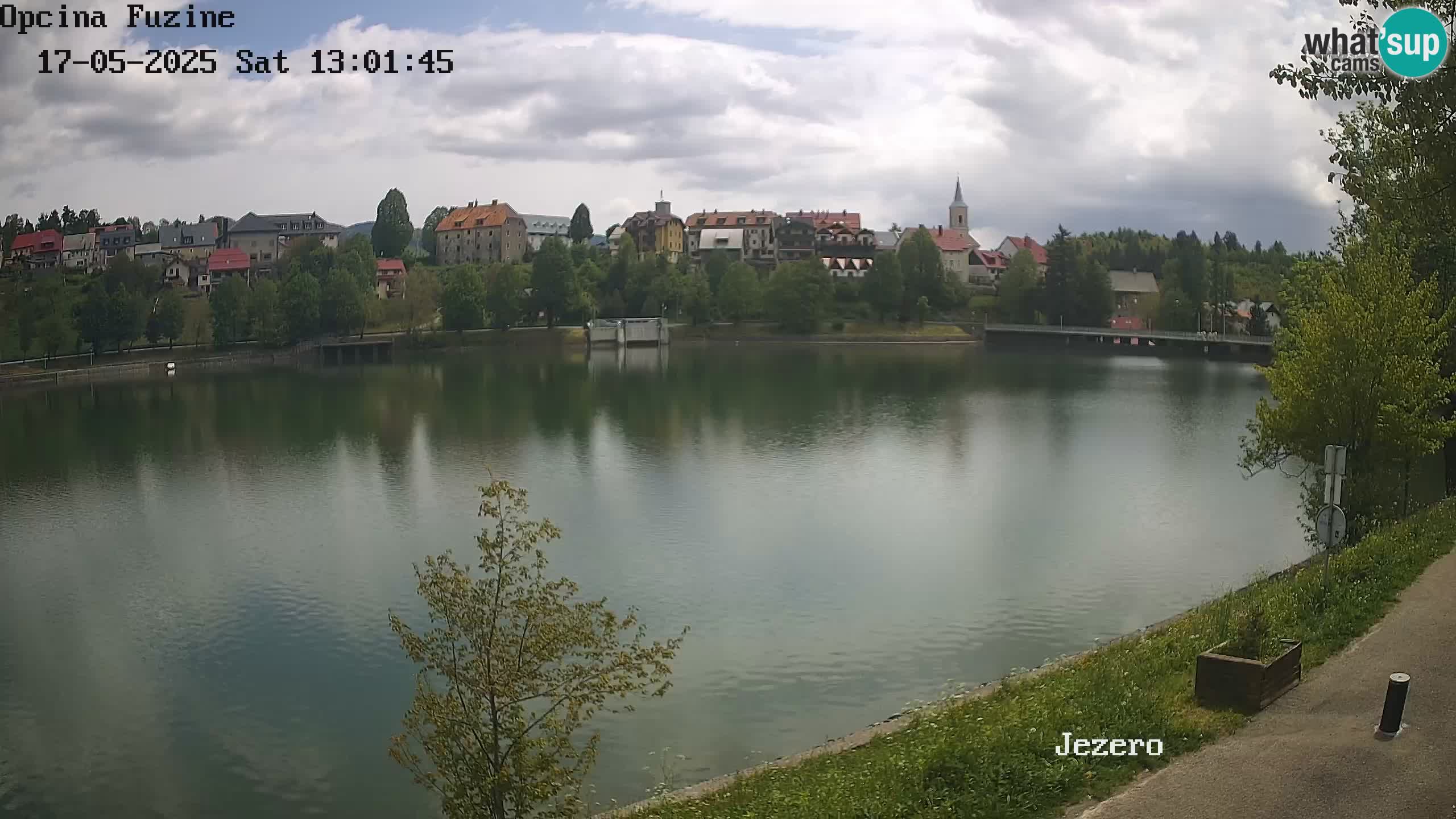 Bajersko Jezero web kamera Fužine