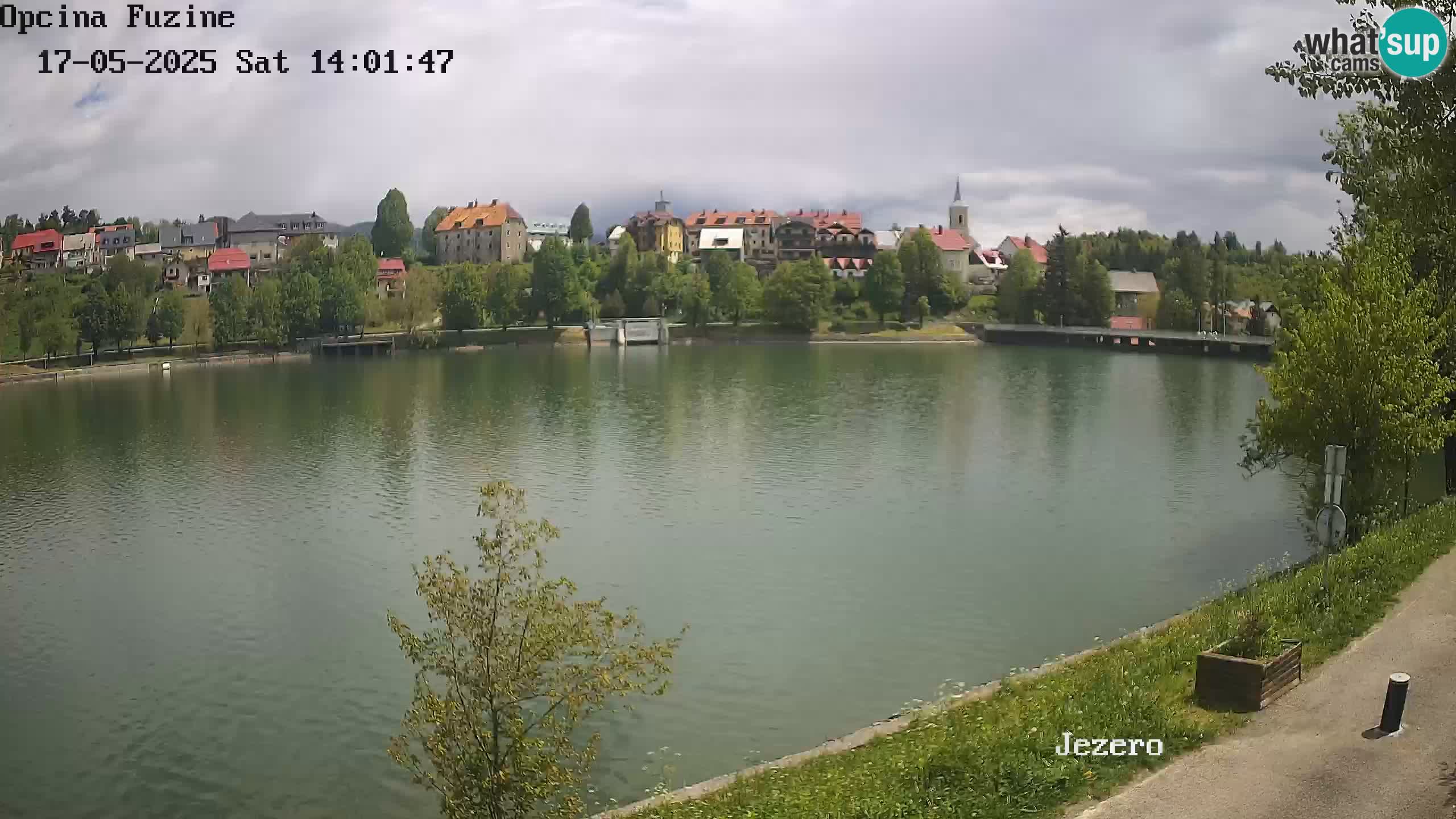 Bajersko Jezero web kamera Fužine