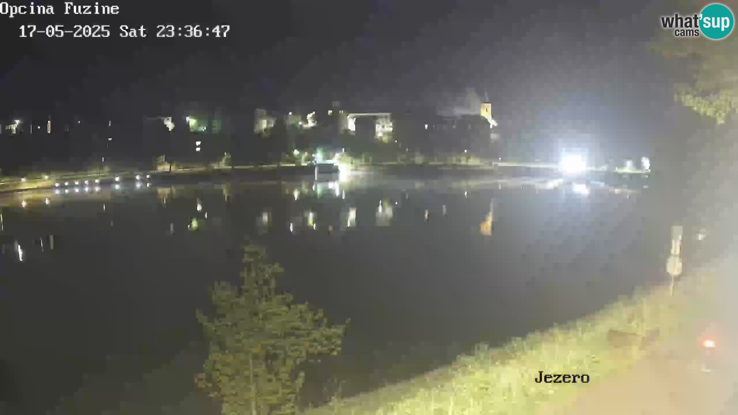 LIVE lago Bajer webcam Bajersko Jezero Fužine