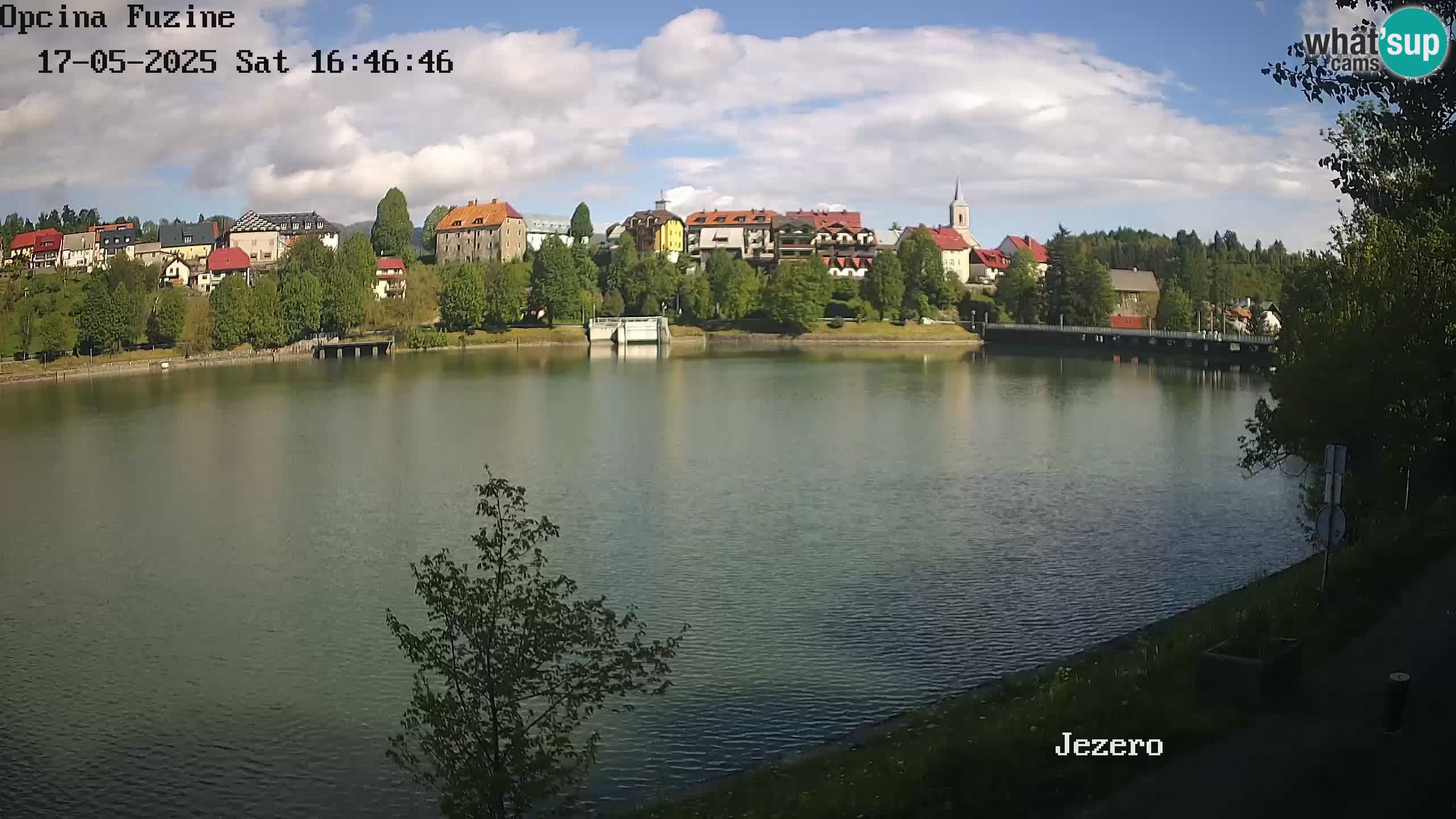 Bajersko Jezero web kamera Fužine