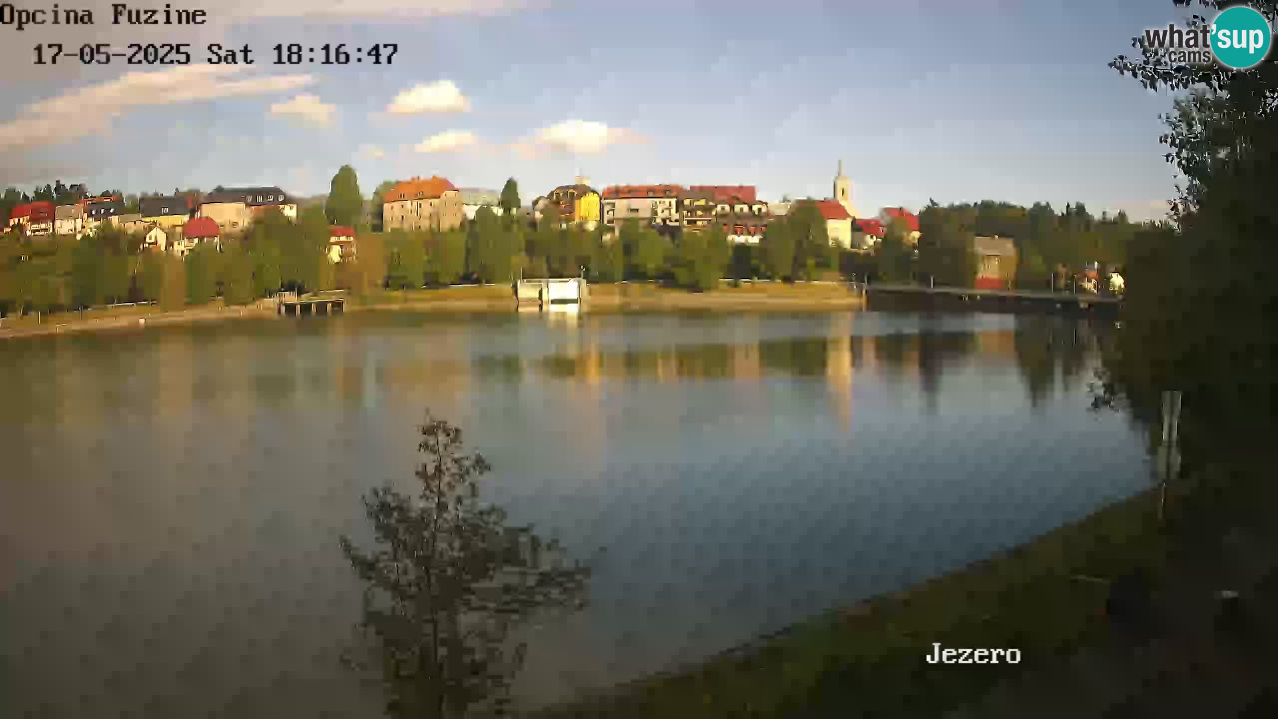 LIVE lago Bajer webcam Bajersko Jezero Fužine