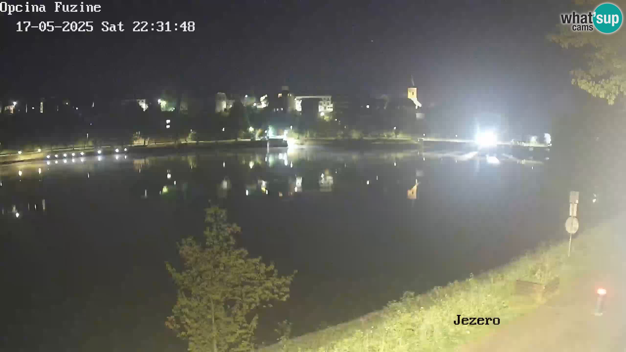 Bajersko Jezero web kamera Fužine