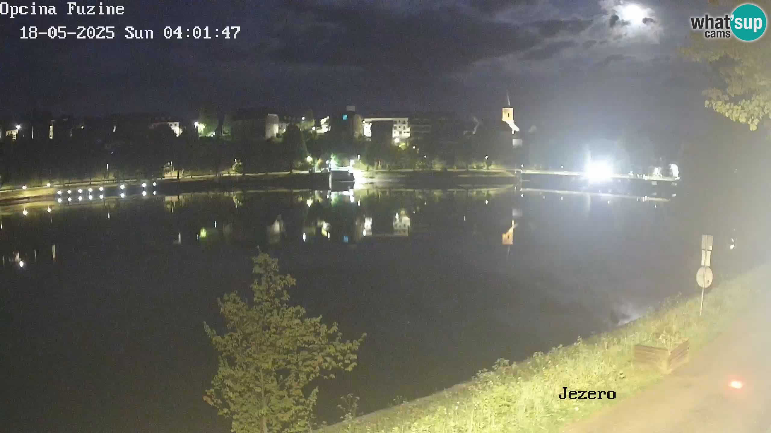 LIVE Lake Bajer livecam Bajersko Jezero Fužine