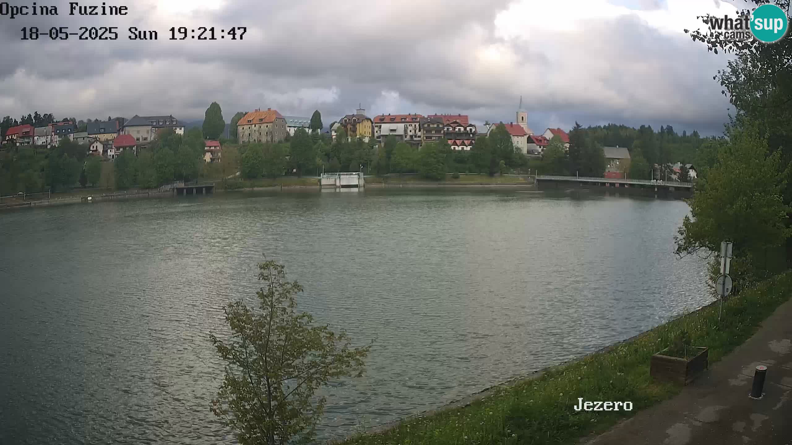 Bajersko Jezero web kamera Fužine
